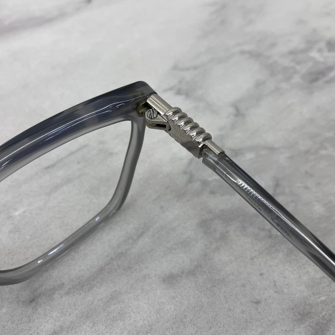 C04 베르사체 VERSACE 지브라 그레이 스퀘어 뿔테 안경 상품이미지3