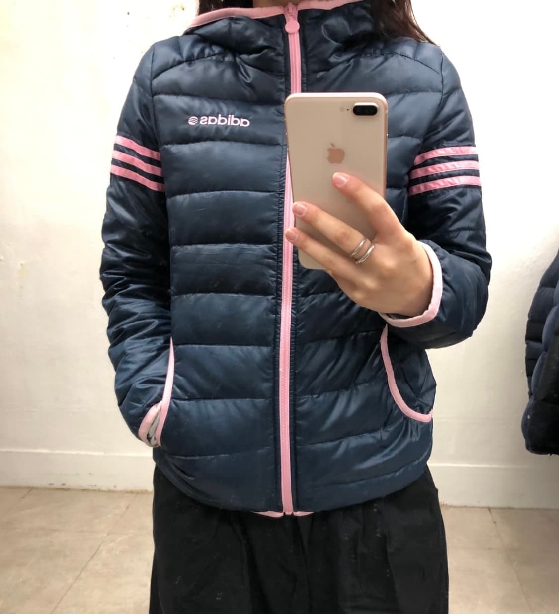 아디다스 네오 딸기우유 경량 패딩 상품이미지2