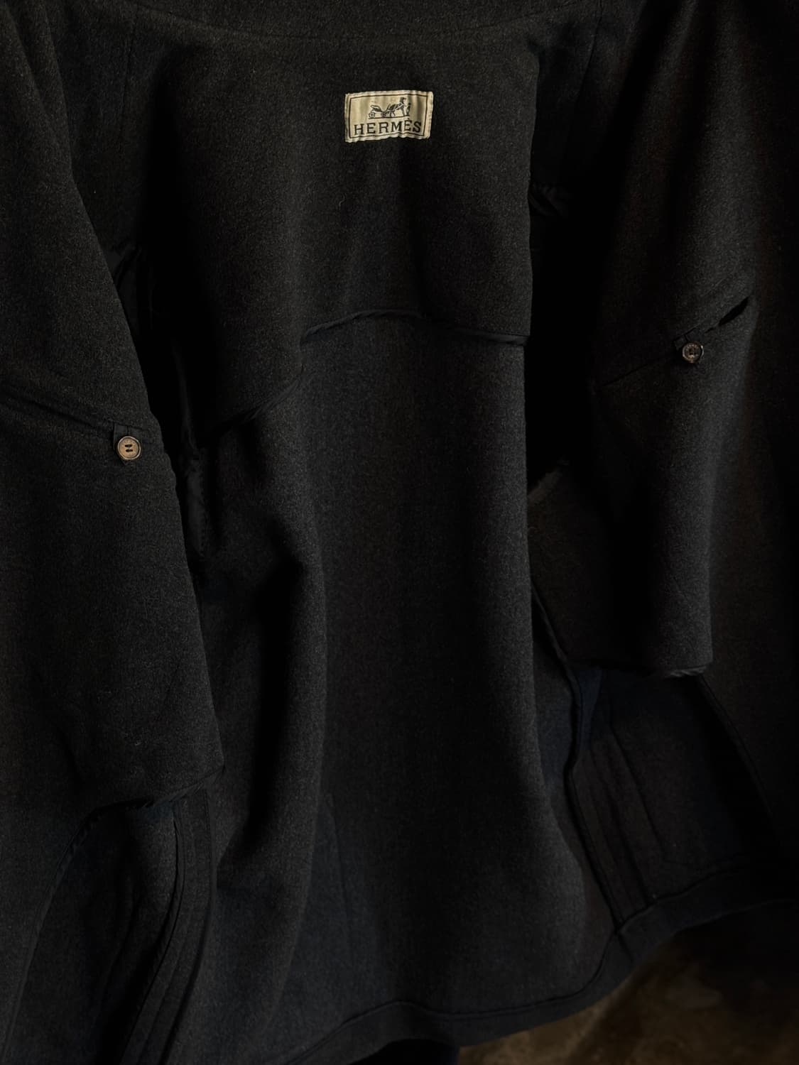 L ) Hermes 3-Pocket Relaxed Single Coat 상품이미지6