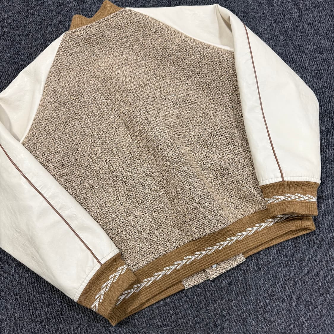 24년 시스템 MIXMATCHLAYER 바시티 자켓 상품이미지6