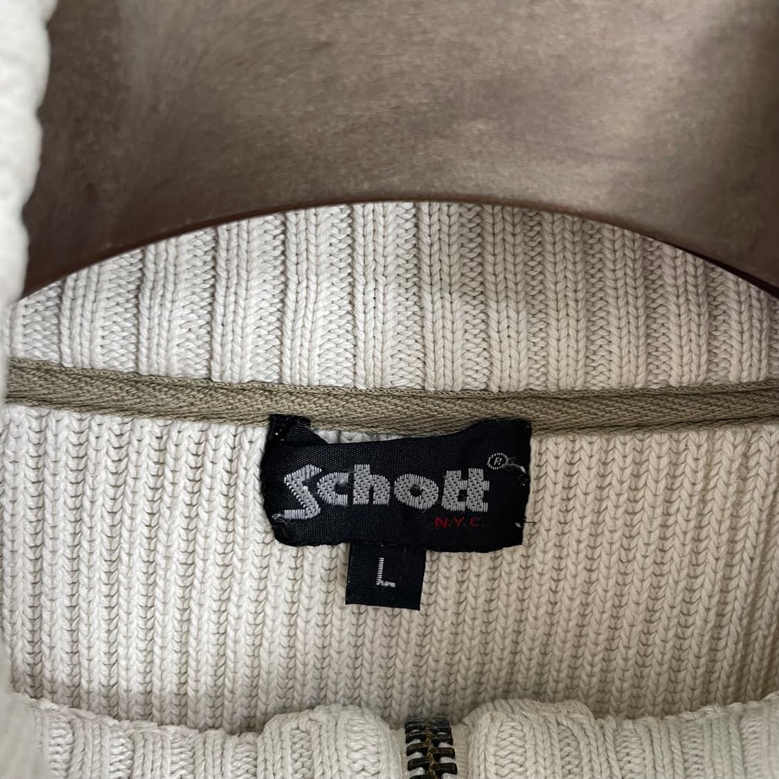shott 쇼트 니트집업 상품이미지5
