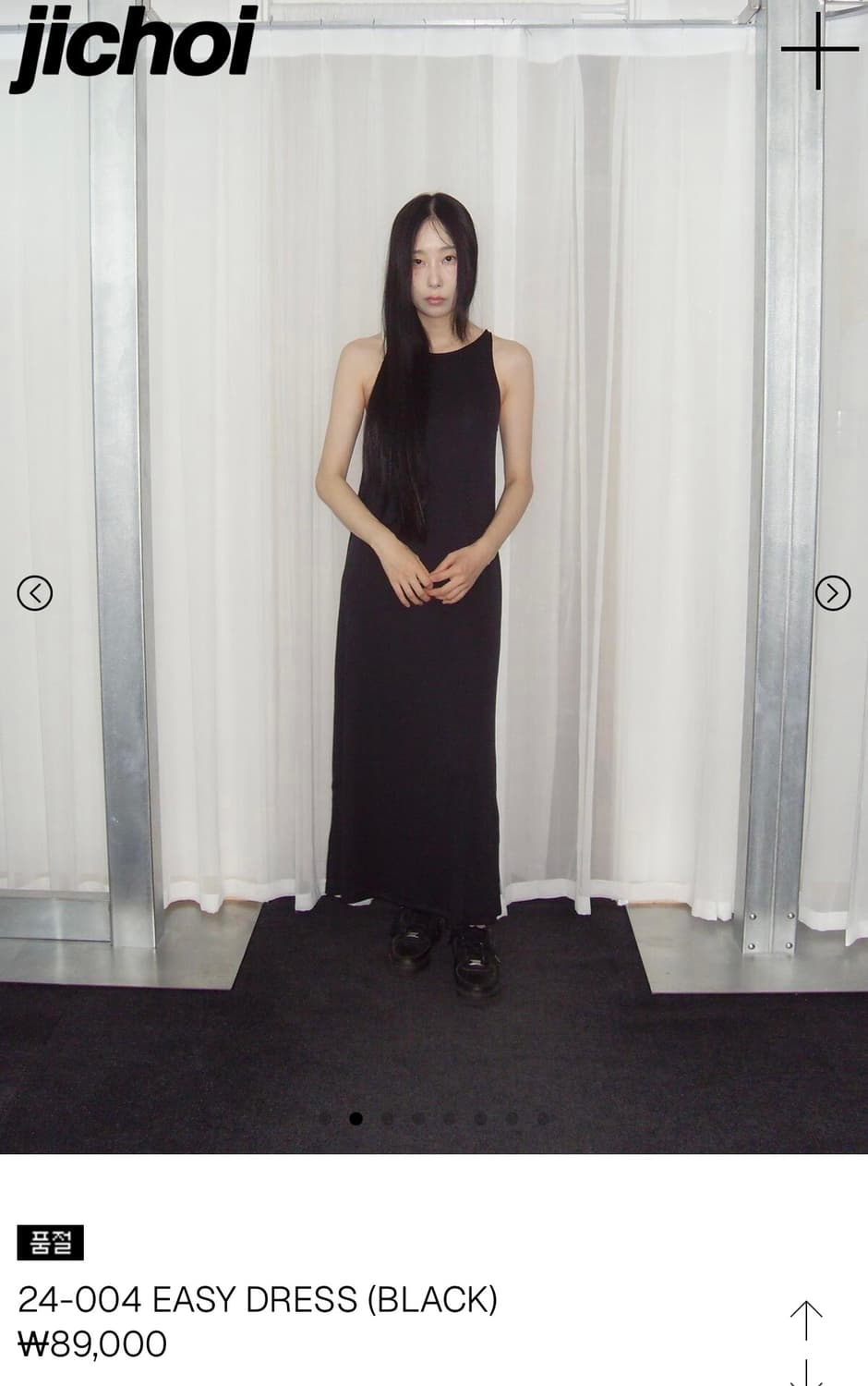 지초이 24-004 EASY DRESS (BLACK) 상품이미지2