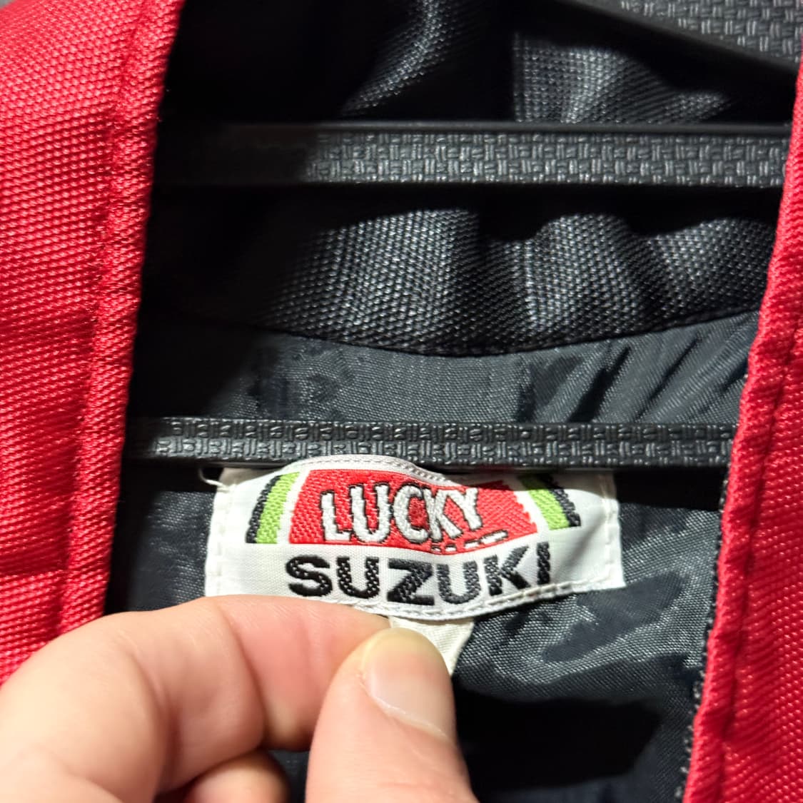 스즈키 올드스쿨 럭키스트라이크 스폰 멀티 패치 레이싱 자켓 상품이미지7