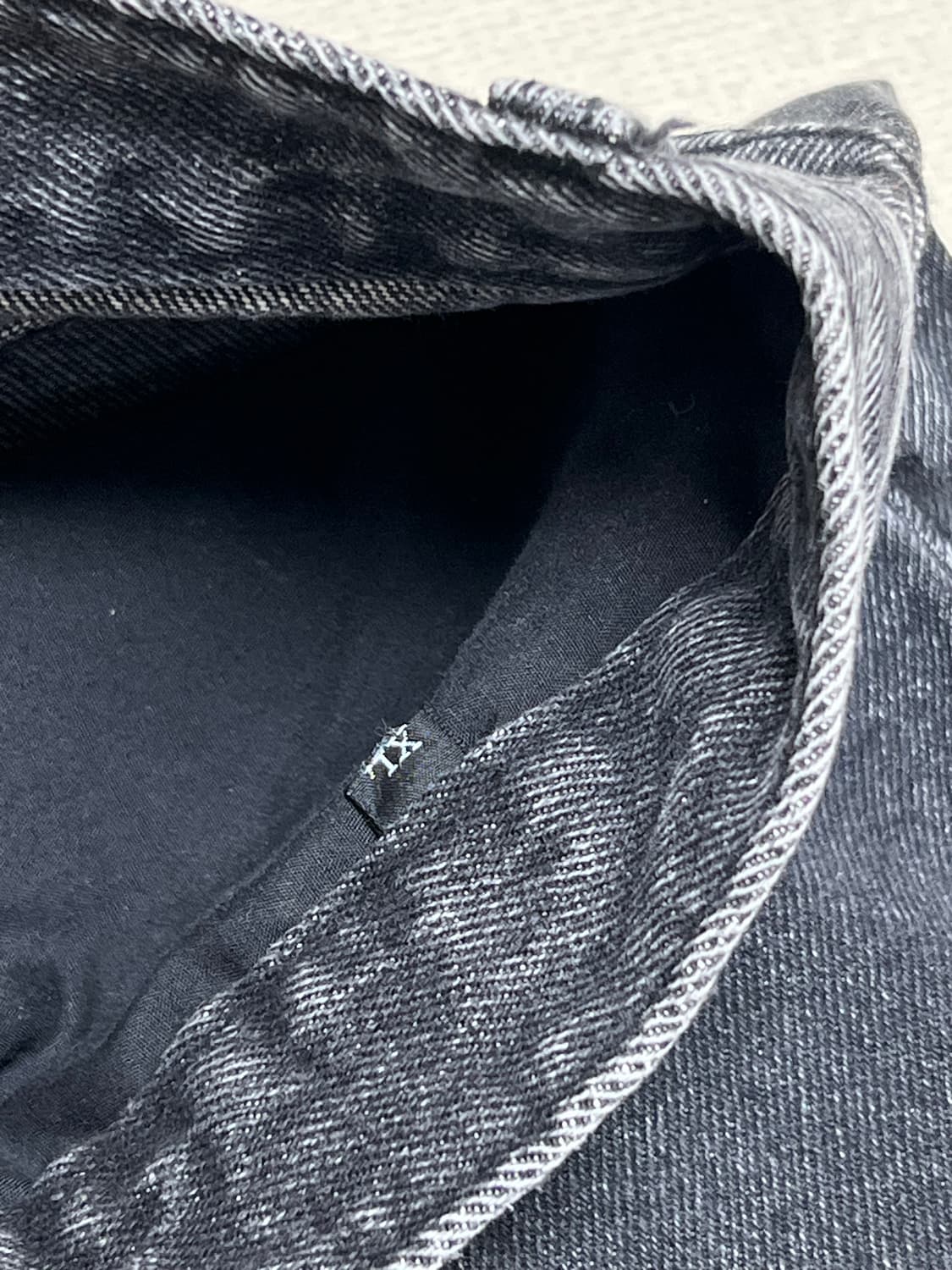 드윕 와이드핏 흑청데님  상품이미지3