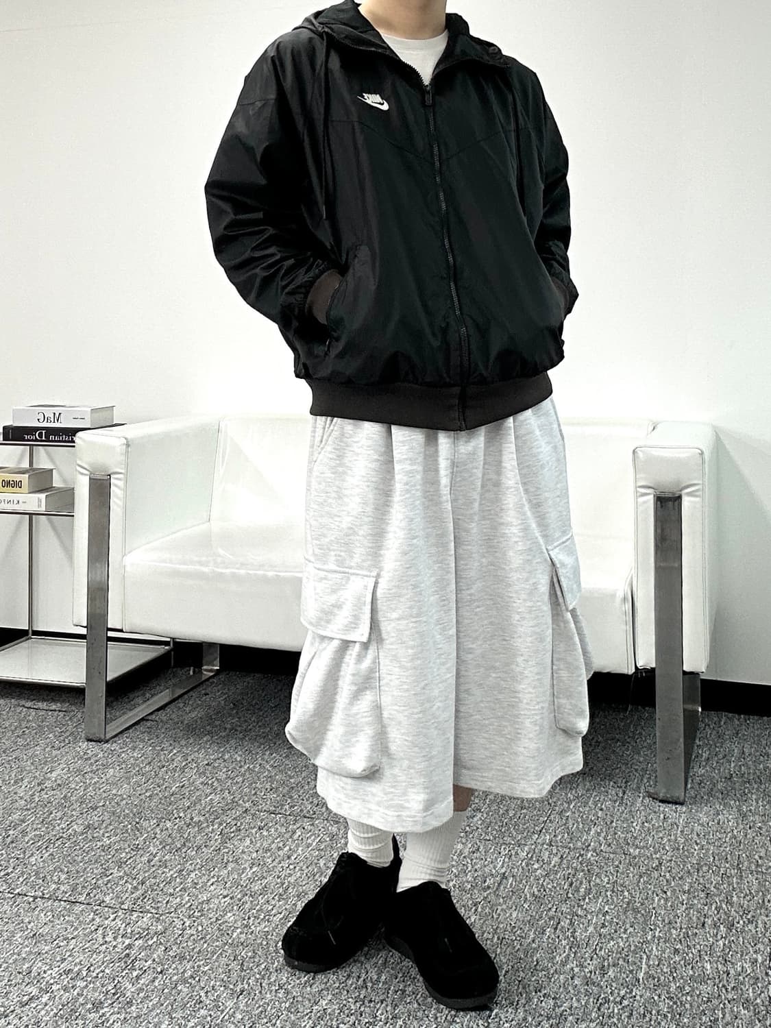 나이키 스우시 윈드러너 후드 바람막이 자켓 L  상품이미지3