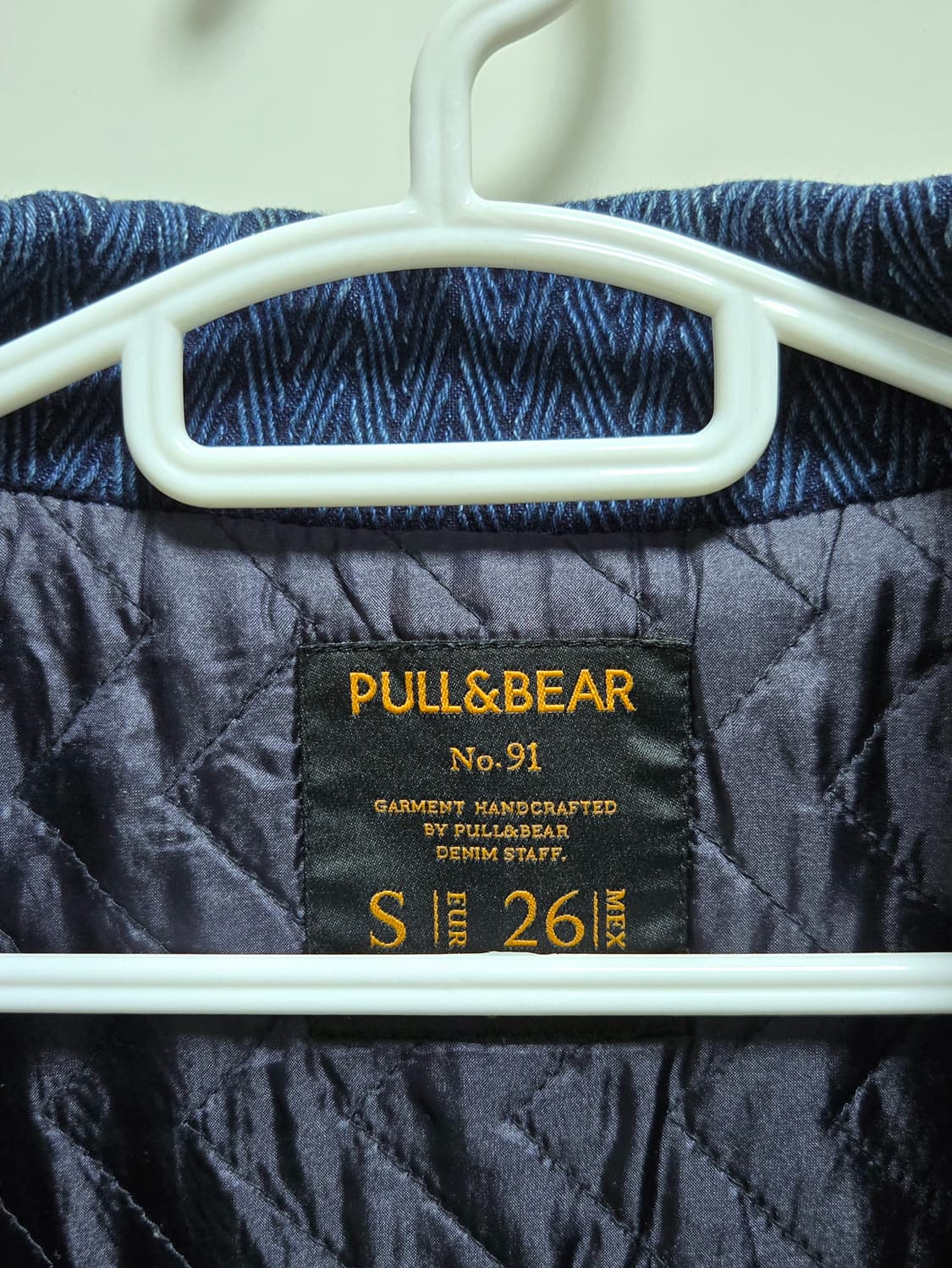 풀앤베어 데님 헤링본 헤비코트 S사이즈 상품이미지6