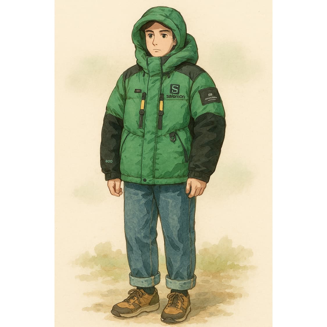 [95] 살로몬 SALOMON 알래스카 헤비 구스다운 자켓  상품이미지10