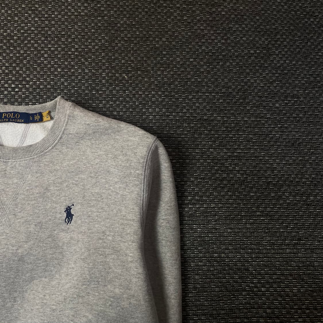 폴로랄프로렌 네이비포니 그레이 맨투맨 L 상품이미지3