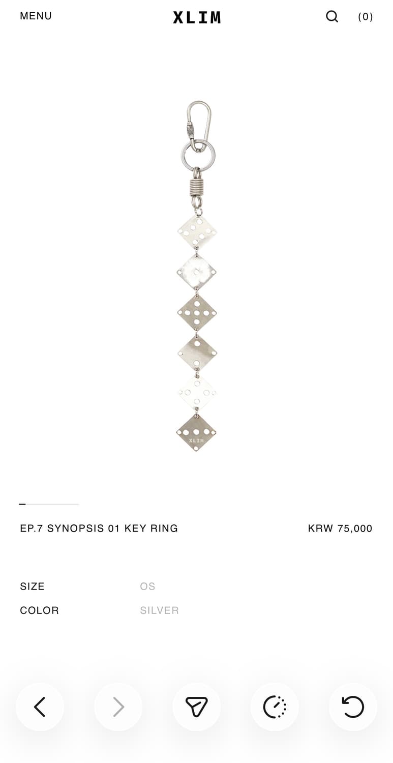엑슬림 EP.7 SYNOPSIS 01 KEY RING 상품이미지1