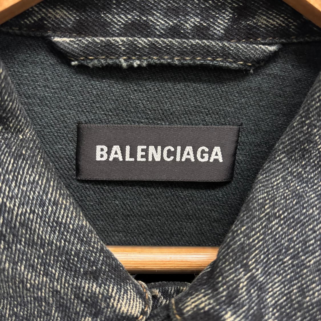 [50]발렌시아가 백로고 흑청자켓 상품이미지2