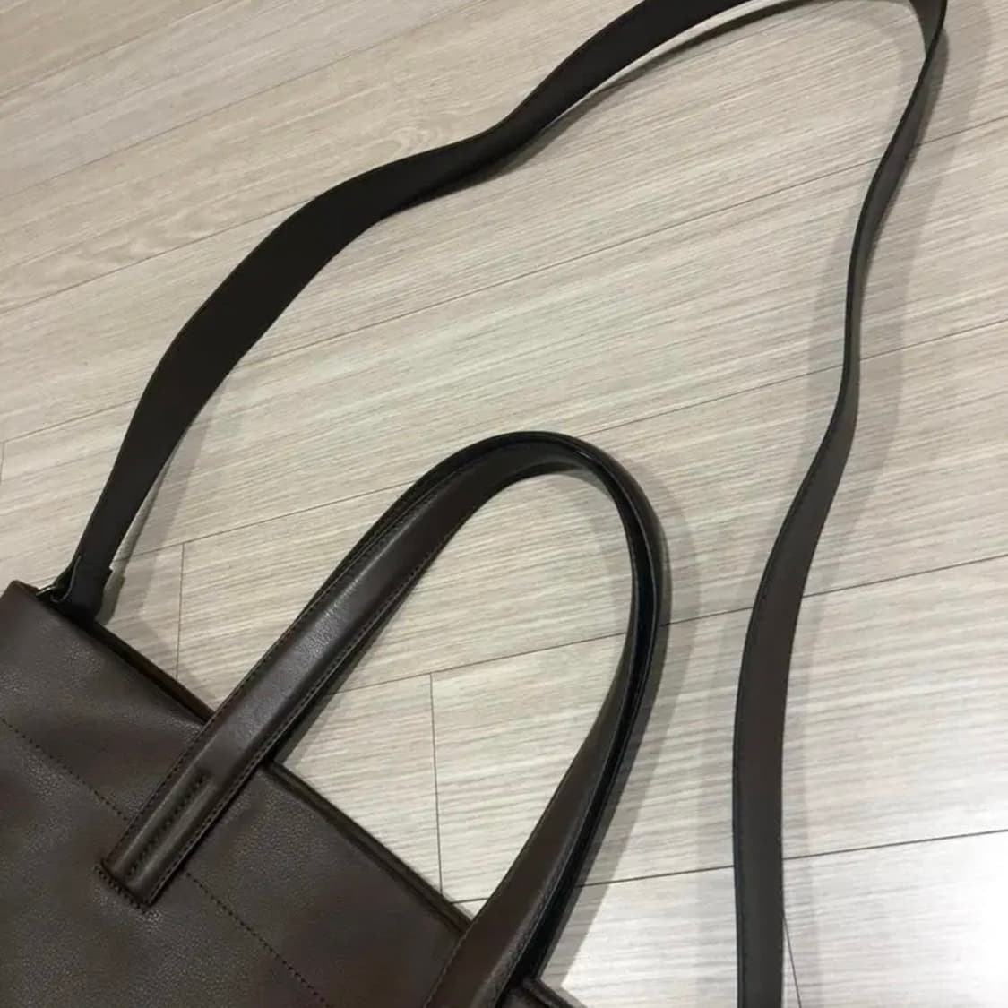 자라 가죽 토트백 크로스백 상품이미지6