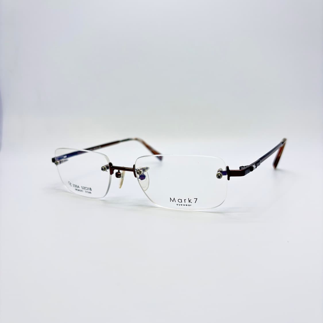 MARK7  브라운 스퀘어 무테 상품이미지1