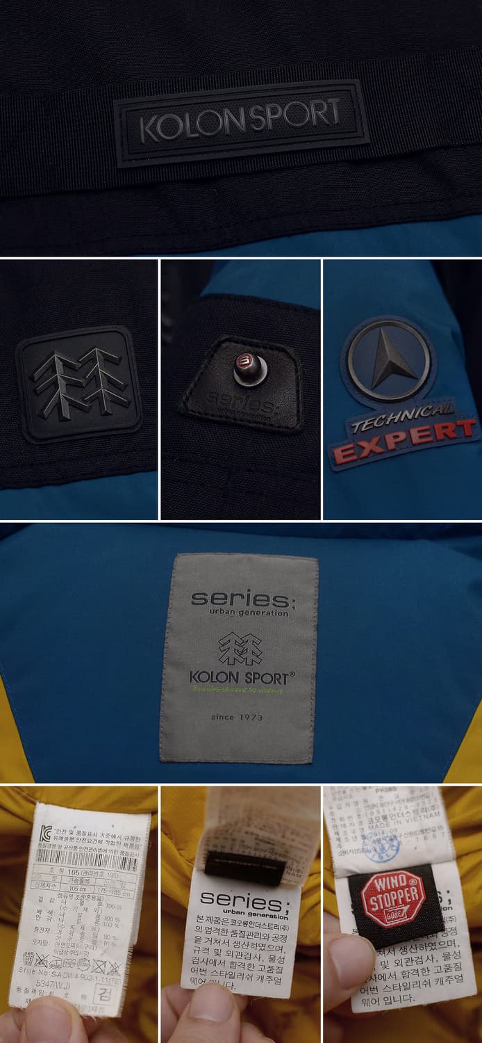 시리즈 x 코오롱 안타티카 헤비 구스다운 패딩 파카 (105) 상품이미지10