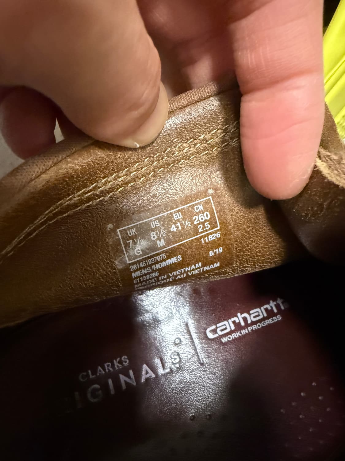 클락스 칼하트 260 왈라비 부츠 상품이미지5