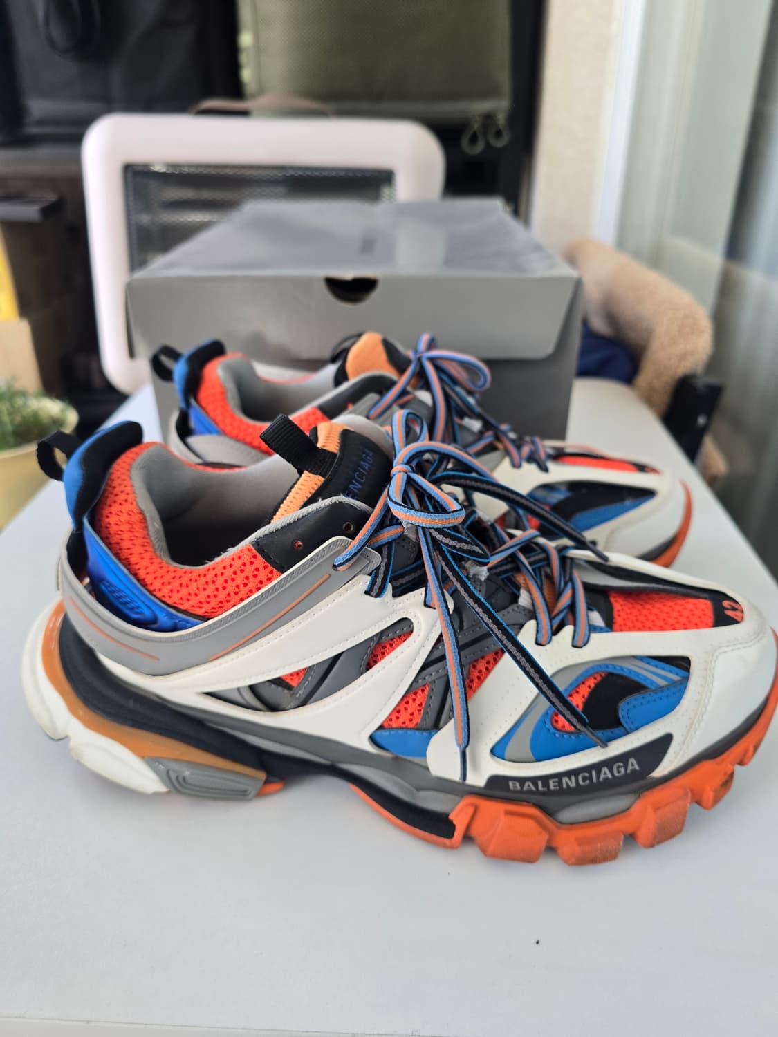 발렌시아가 트랙슈즈 오렌지(42) 상품이미지8