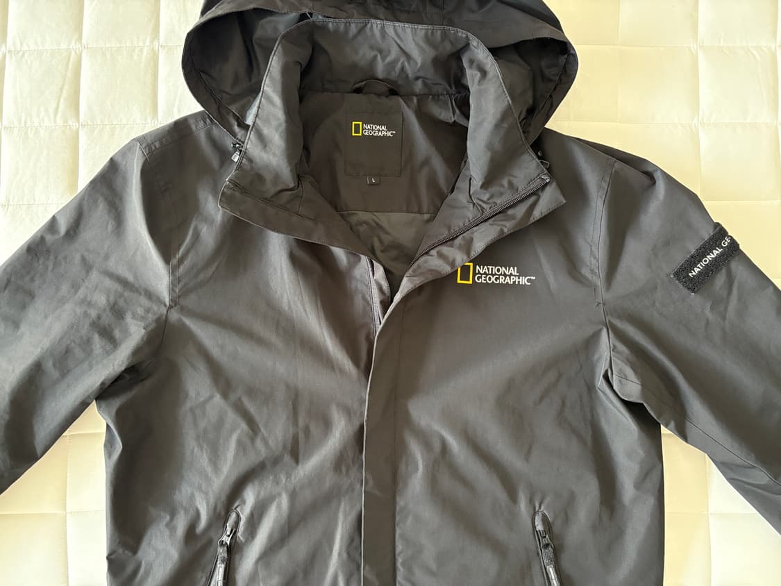 내셔널지오그래픽 바람막이 L 블랙 상품이미지3