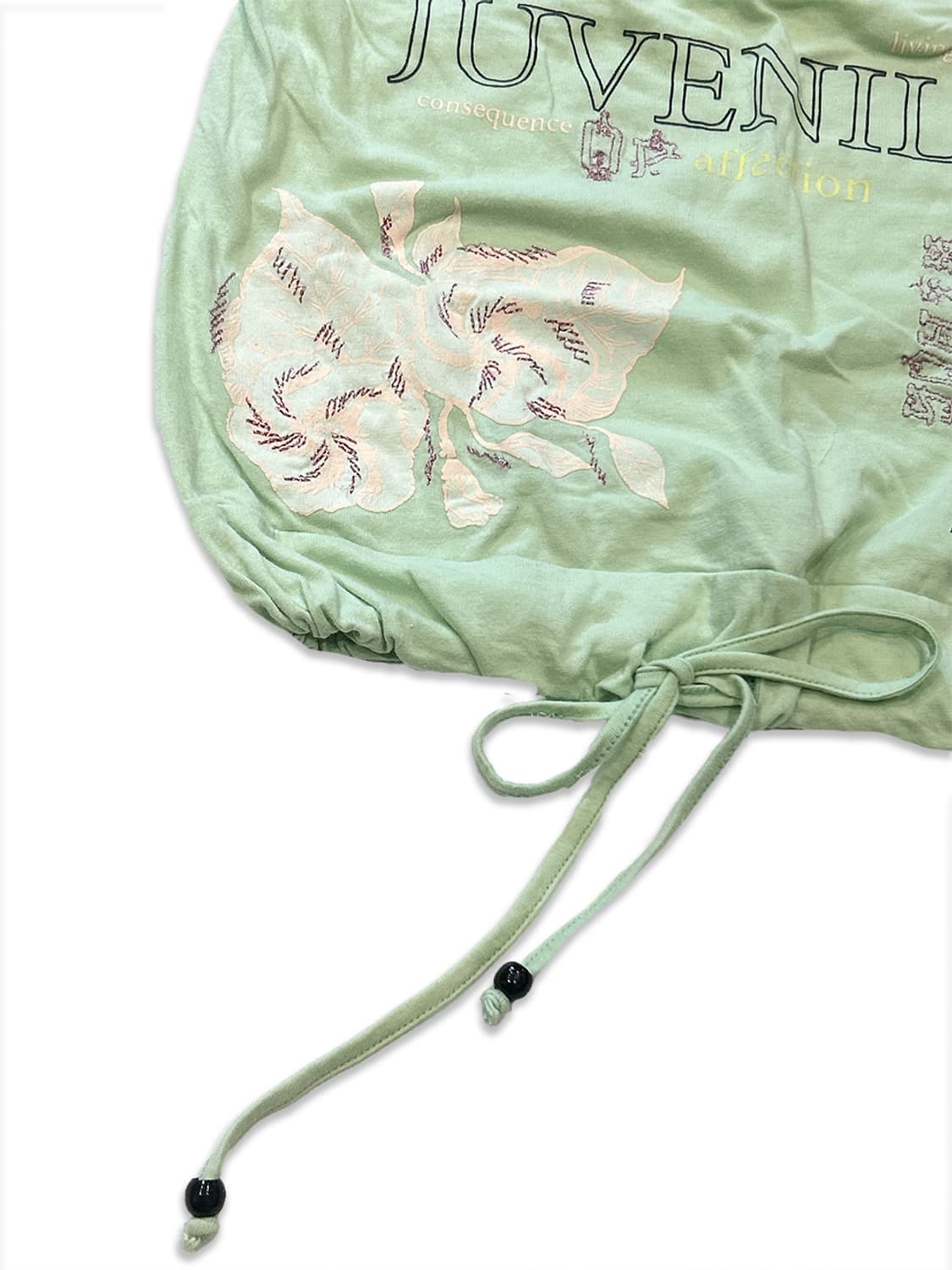 Greenery hem string top  상품이미지2