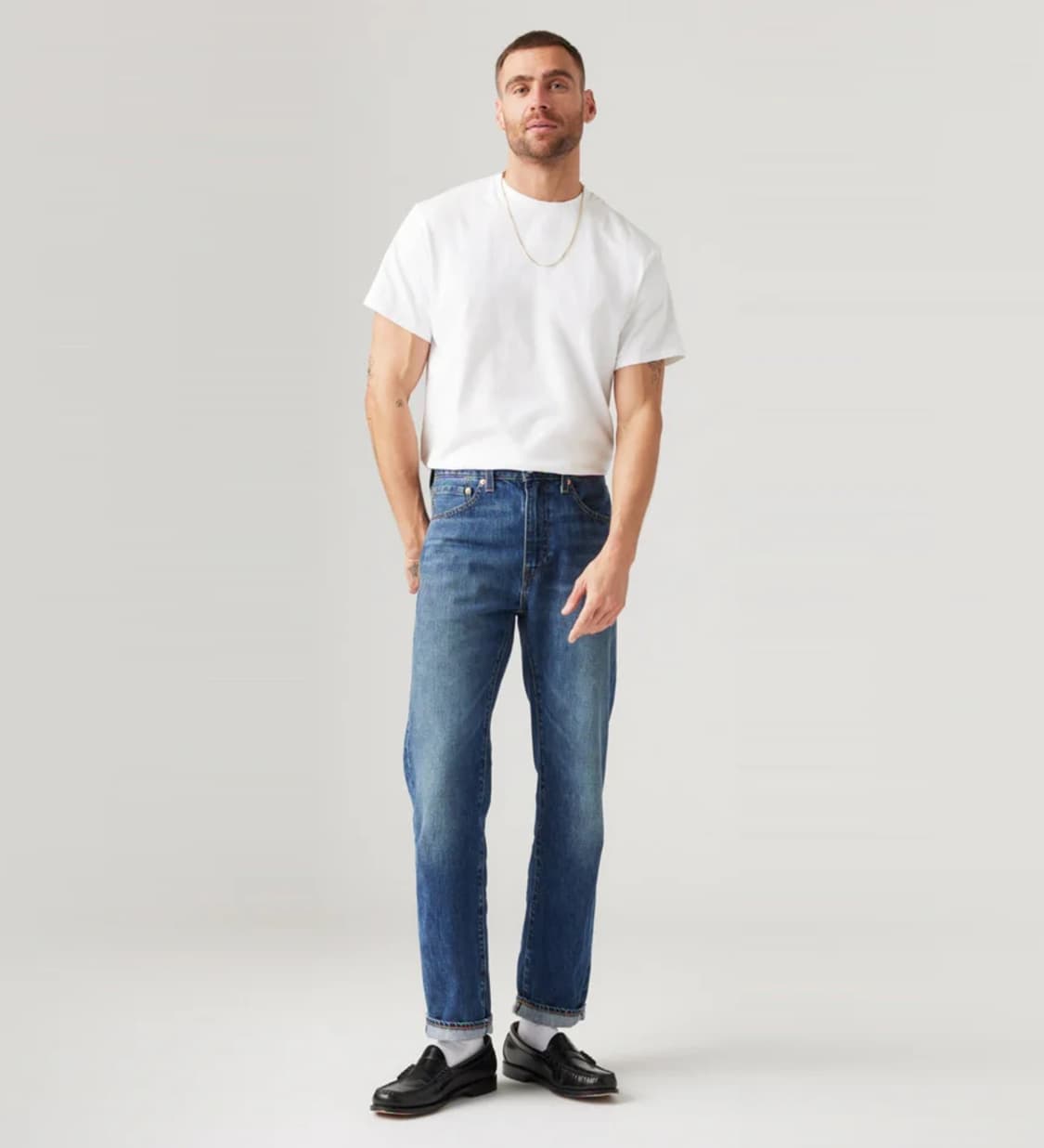 리바이스 505 레귤러 셀비지 프리미엄 데님 00505-2902 상품이미지6