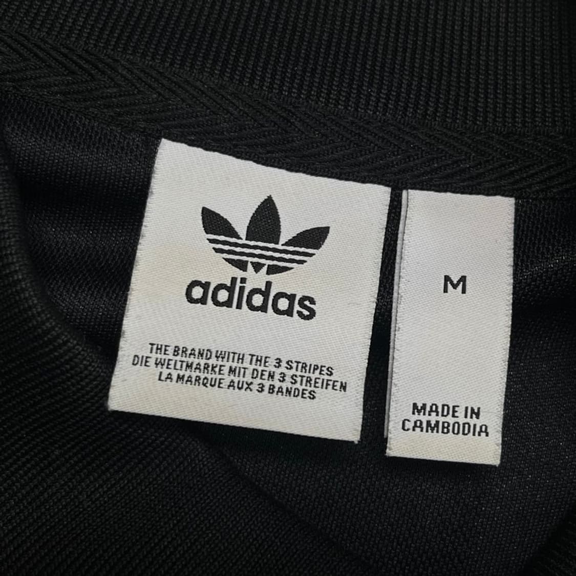  ADIDAS 스트라이프 롱슬리브 블랙 M 상품이미지3