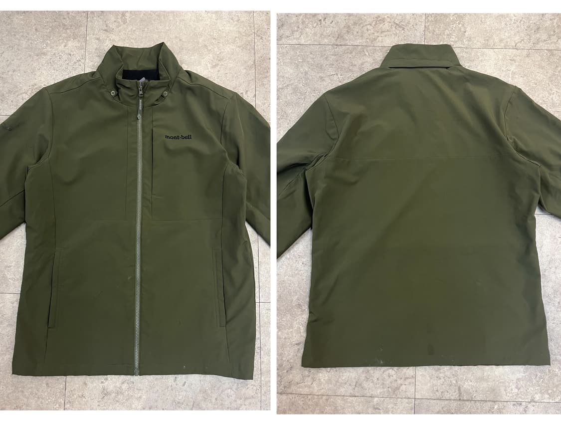몽벨 바람막이 자켓 카키 110  #csz3014 상품이미지4