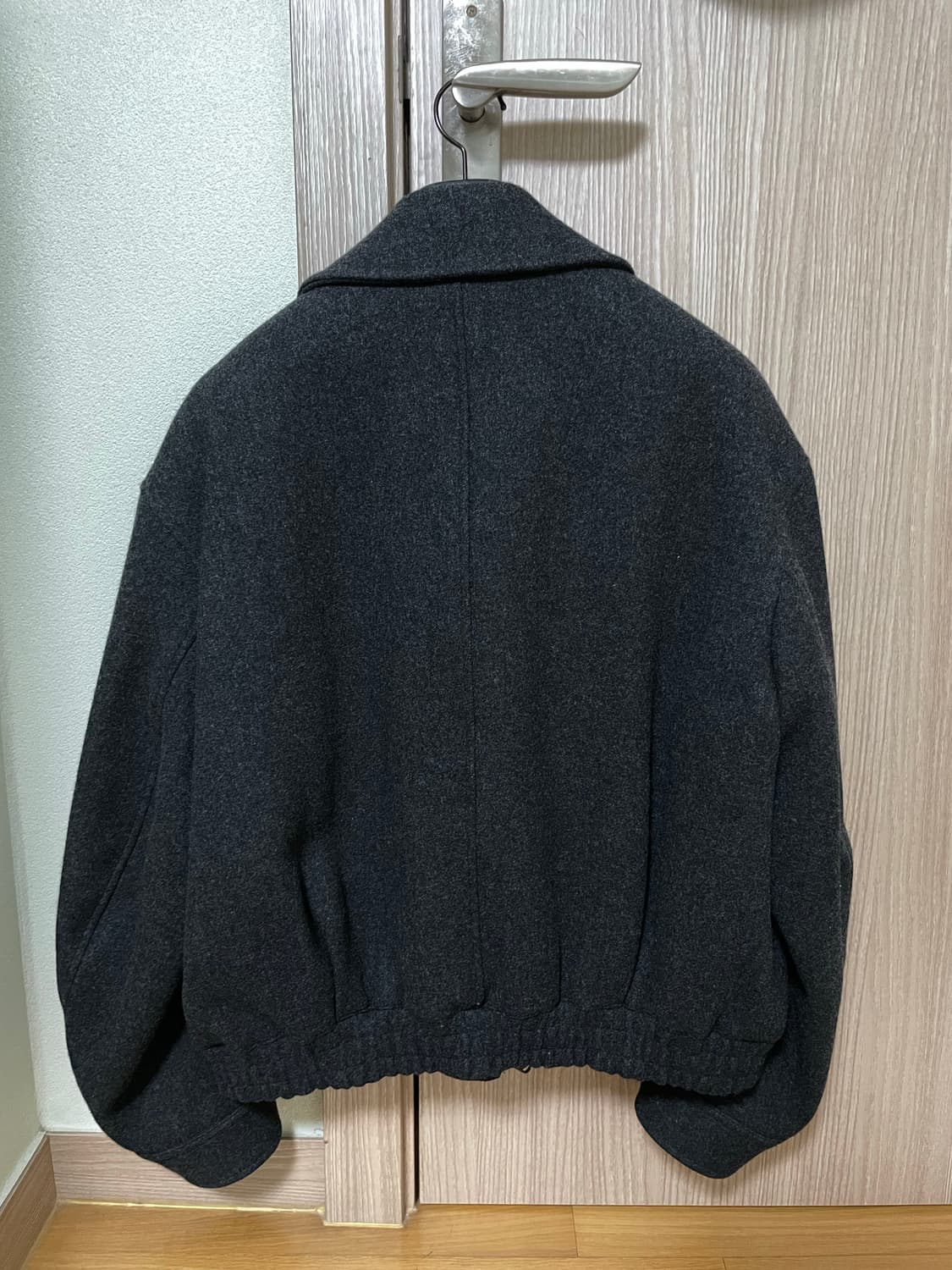 [46] 마마가리 포트베이 울 블루종 차콜 상품이미지3