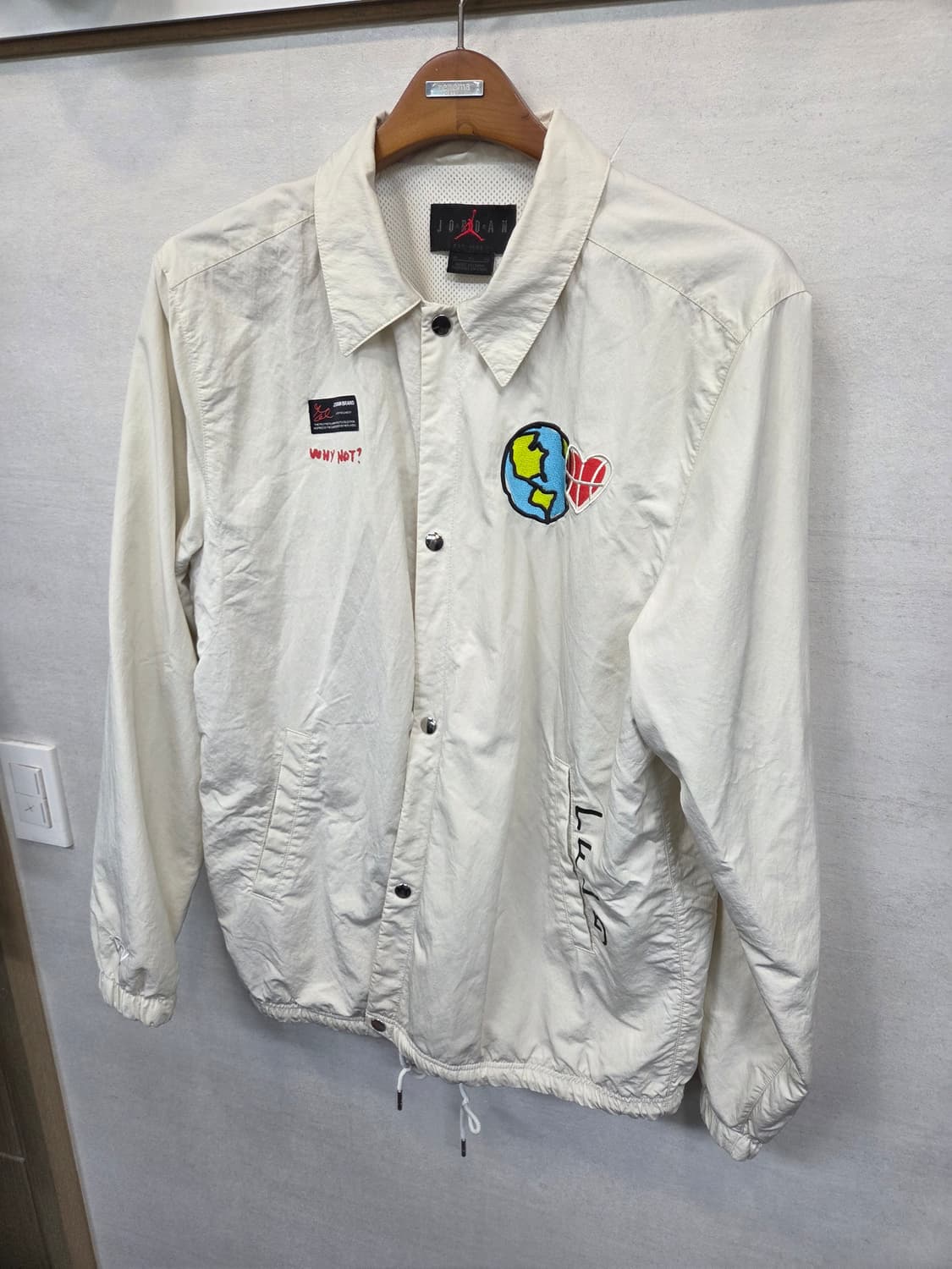 조던 와이낫 제로노이즈 우븐 코치자켓 xl 상품이미지5