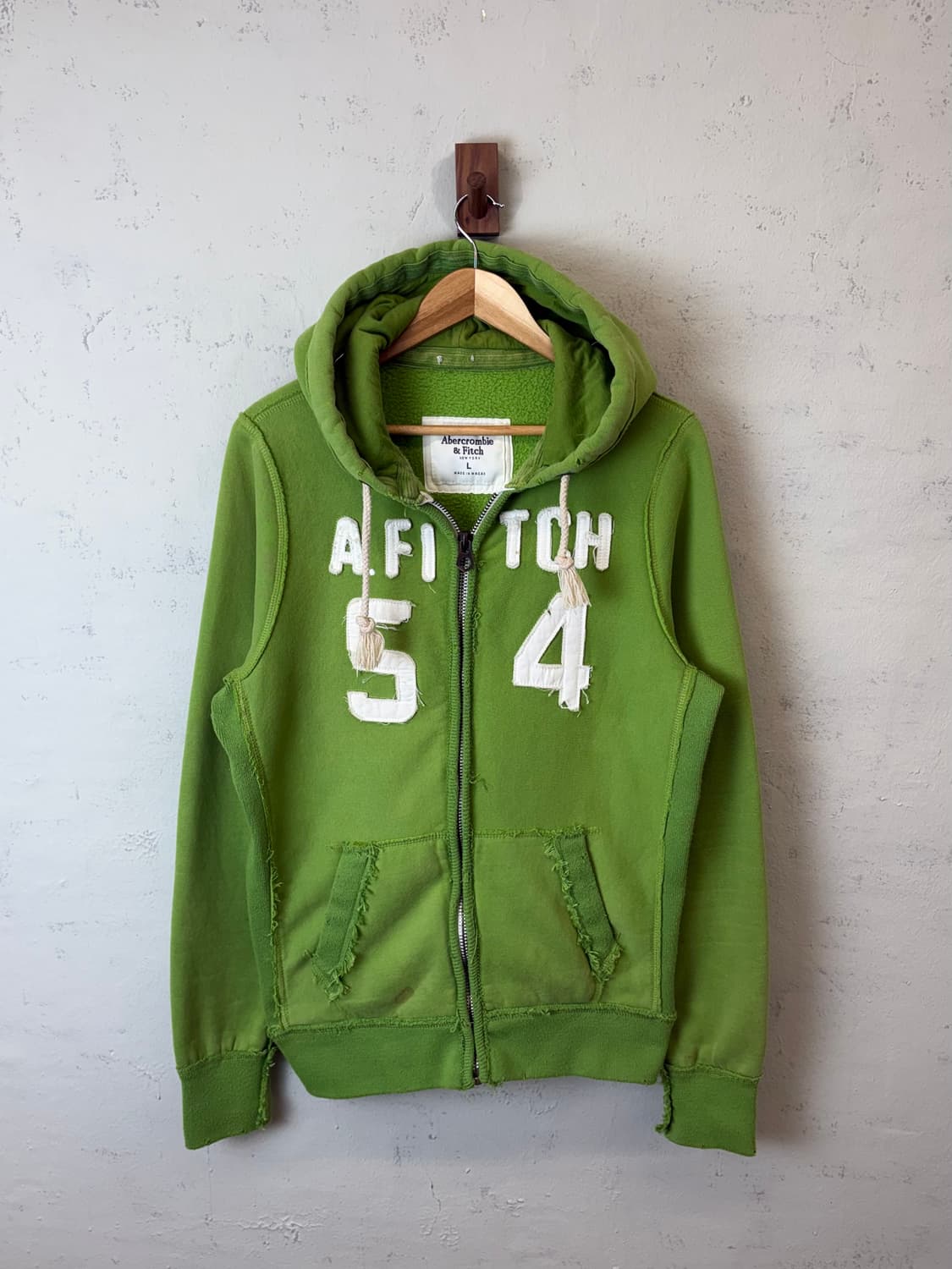 아베크롬비 빈티지 그런지 후드집업 상품이미지1
