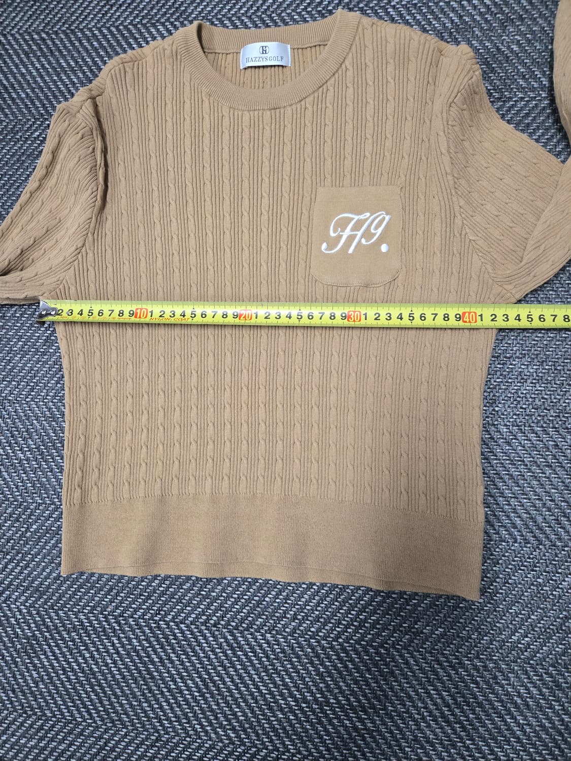 헤지스 골프 레이온76%니트티 니트 긴팔티 상품이미지7