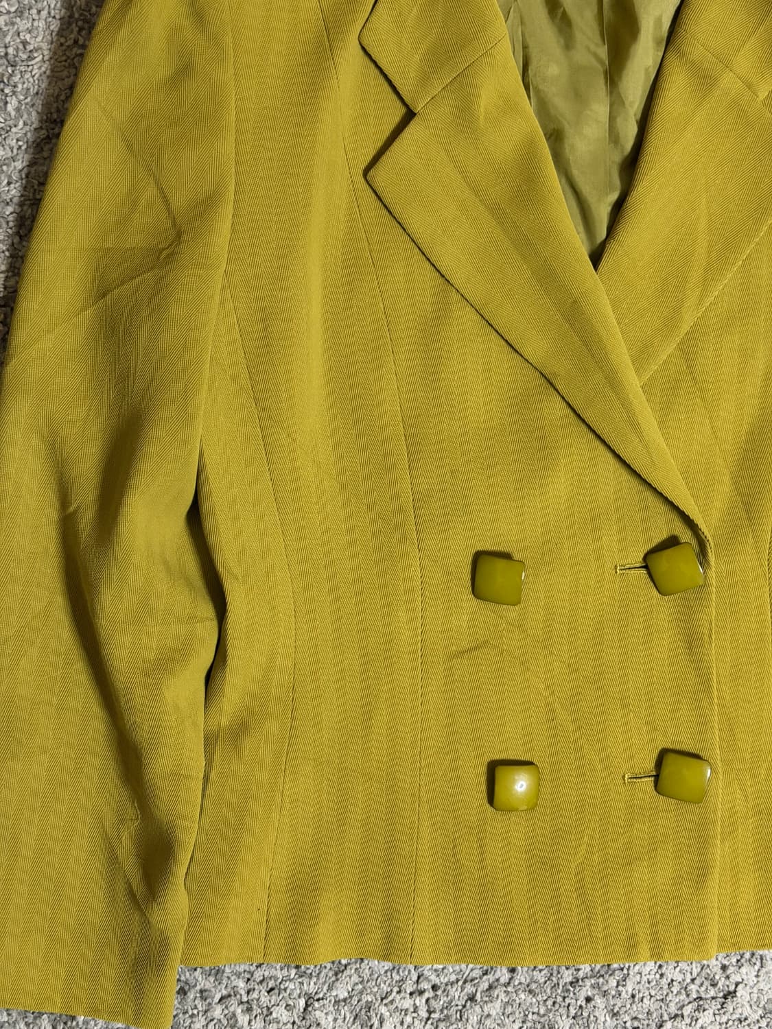 Pierre Cardin 피에르가르뎅 헤링본 더블 자켓 상품이미지3