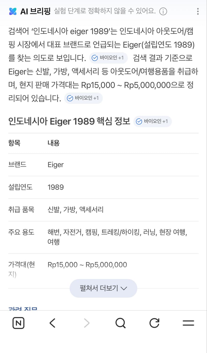Eiger1983 아웃도어 맨투맨 상품이미지7