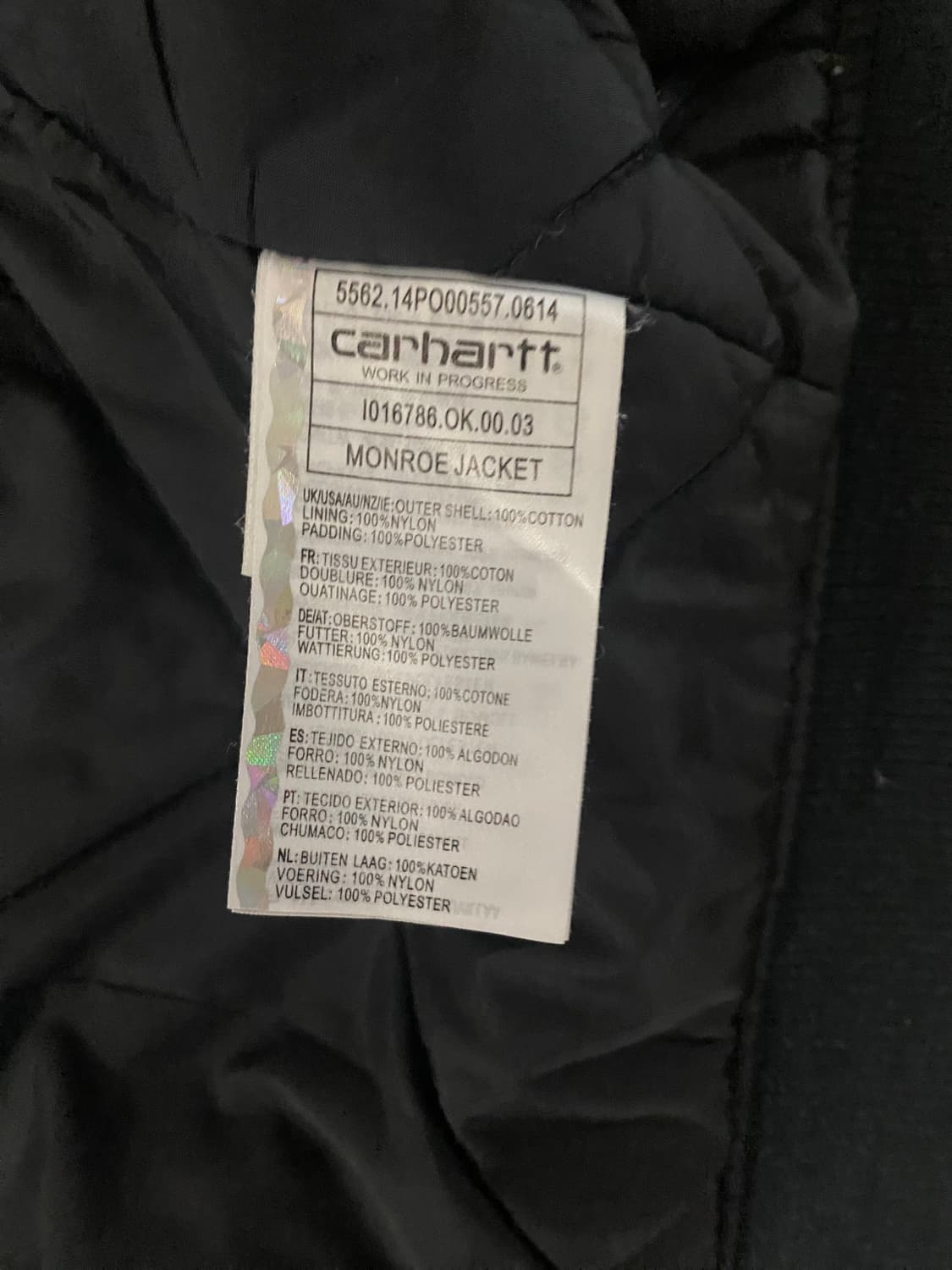 칼하트 먼로 자켓 M 상품이미지4