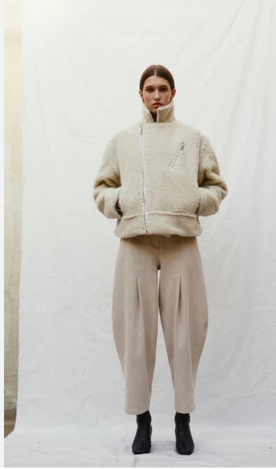 마뗑킴 테디 베어 하프 코트 F  상품이미지7