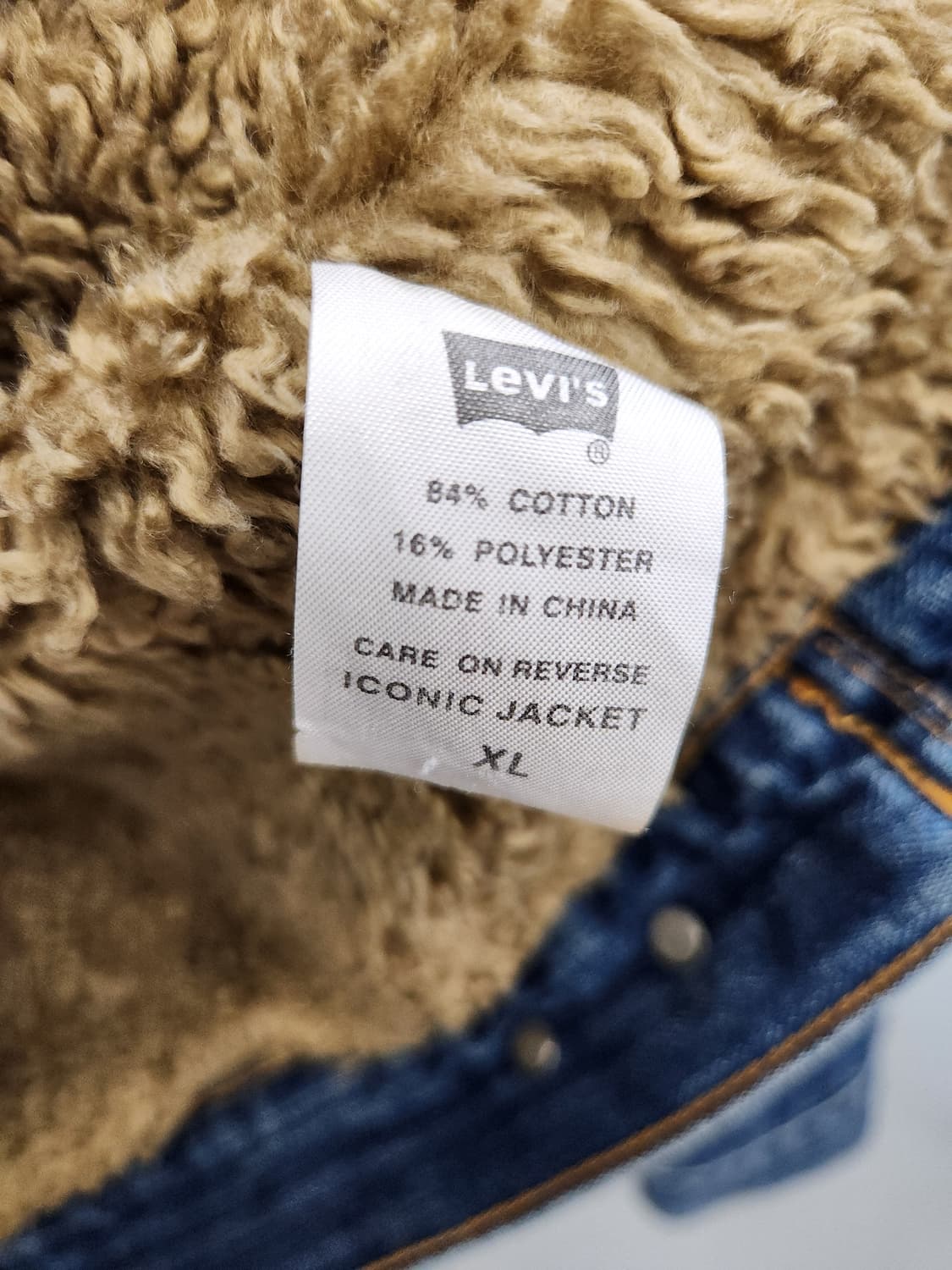 리바이스 쉐르파 안감 퍼 타입쓰리 데님 자켓 청자켓 상품이미지10