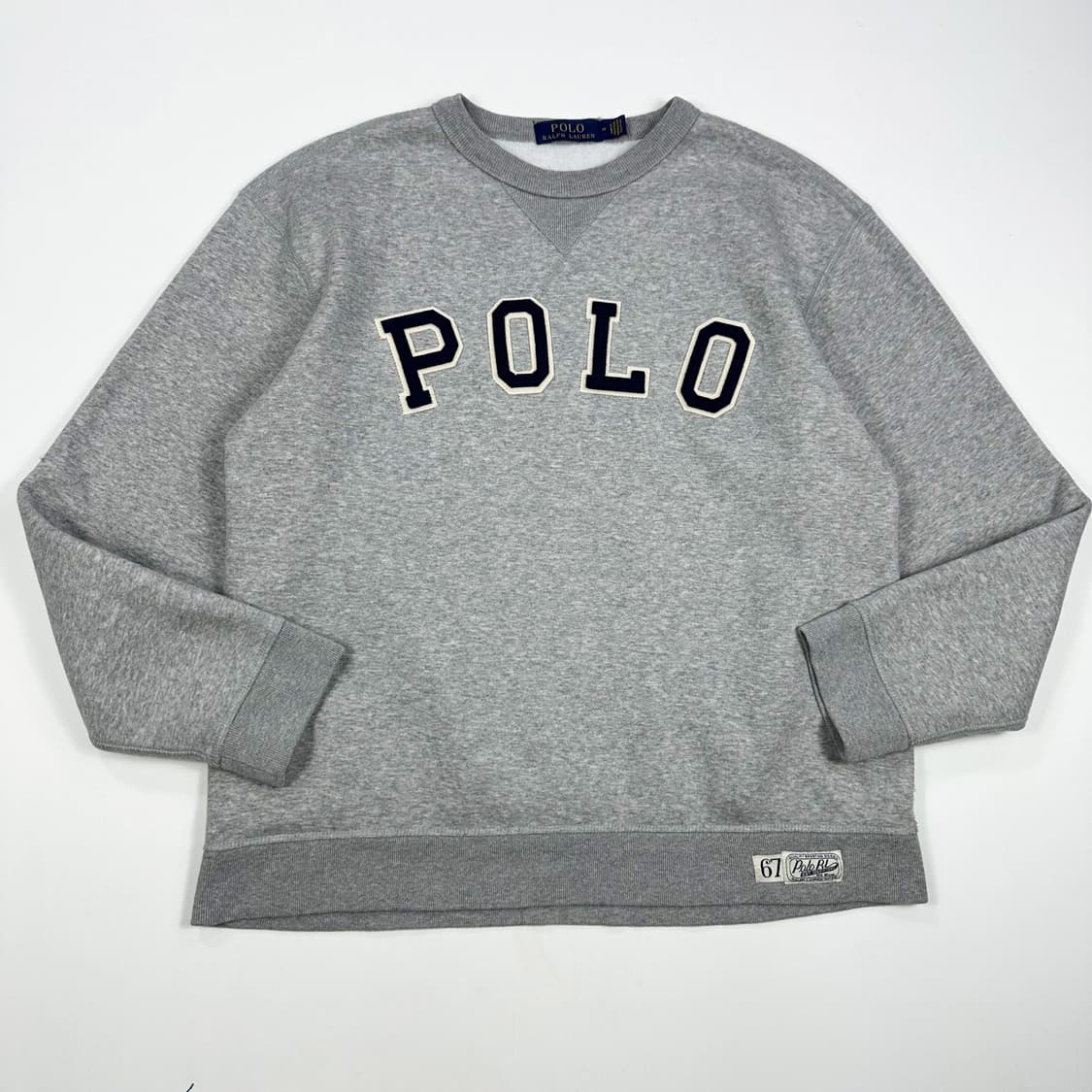 폴로 랄프로렌 클래식 그레이 맨투맨 (M) 상품이미지2