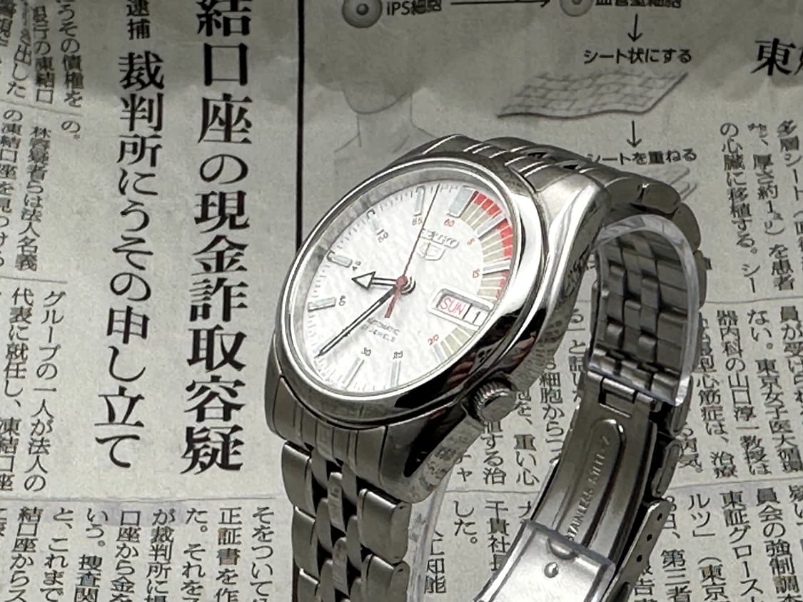 [빈티지] 세이코 5 오토매틱 SNK369 J1 "스피드 레이서" 상품이미지5