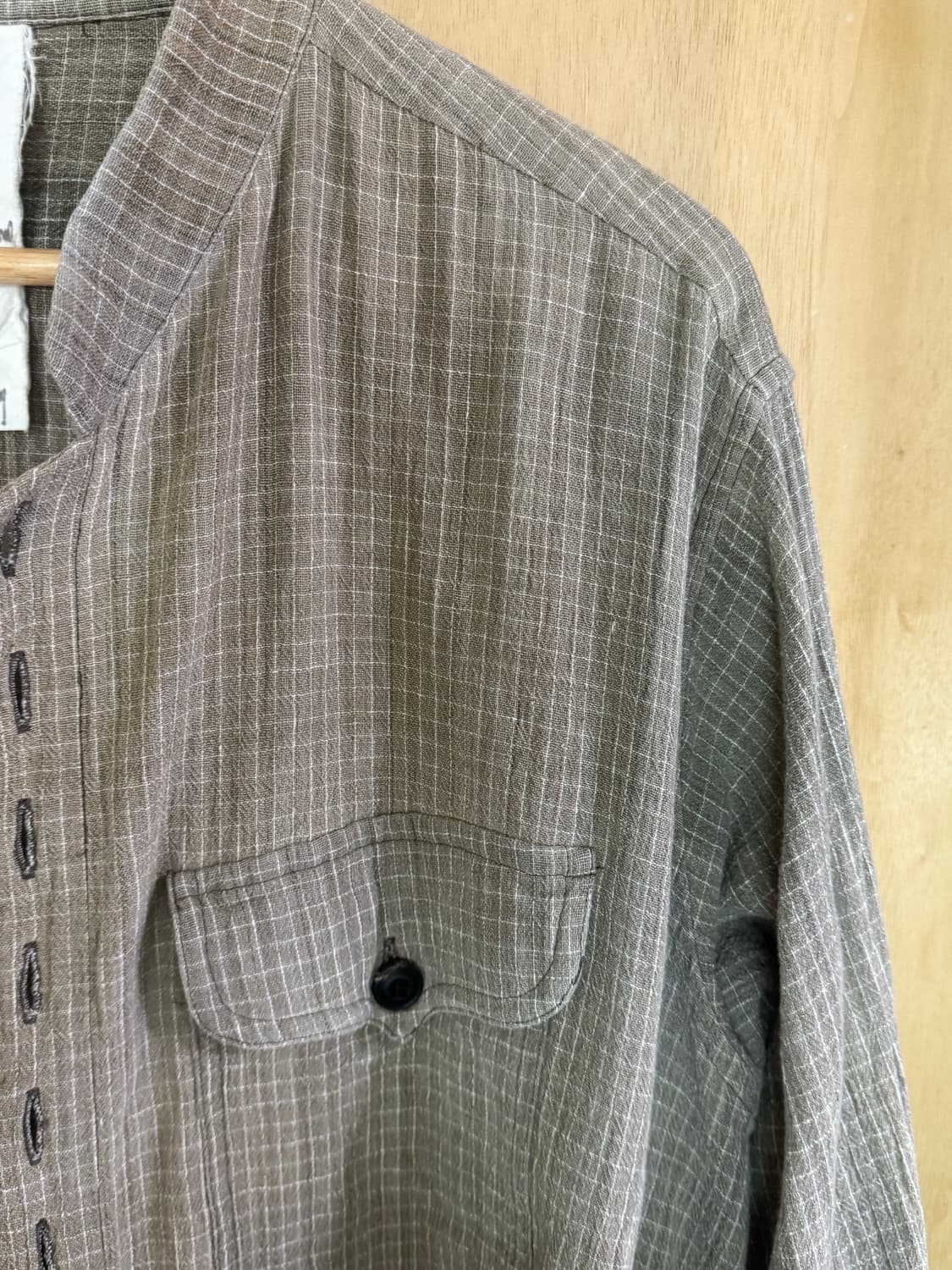 존알렉산더스켈톤 리넨 워크 셔츠 상품이미지4