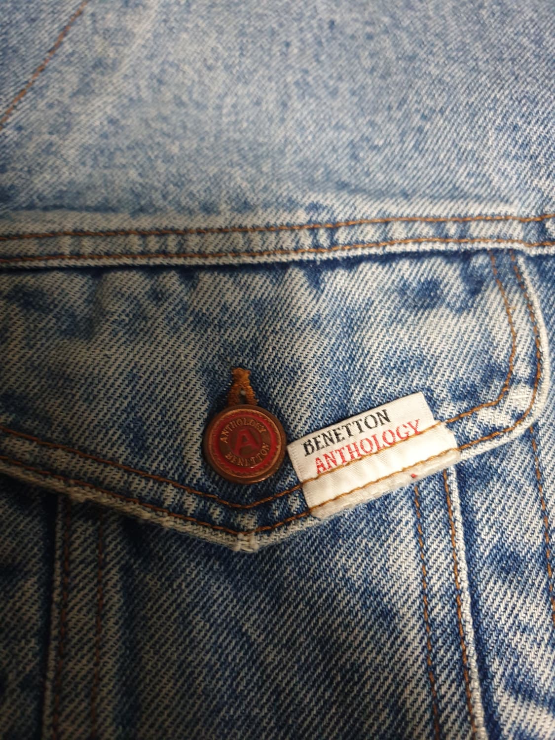 베네통 재팬 ANTHOLOGY 안감양털 데님자켓 (F) 상품이미지3