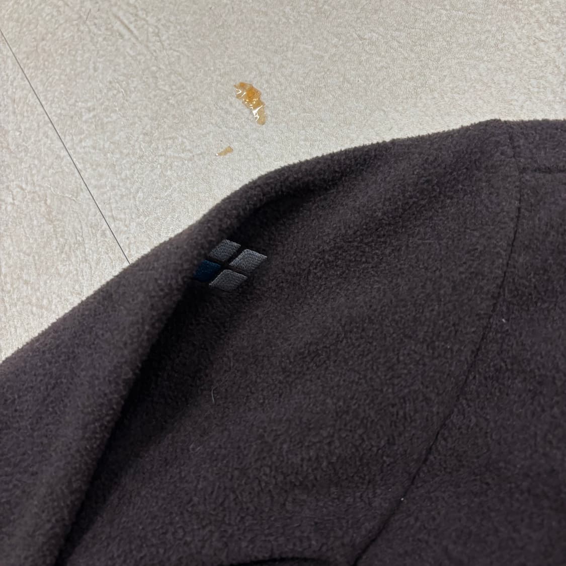몽벨 브라운 스몰로고 플리스 집업 상품이미지3
