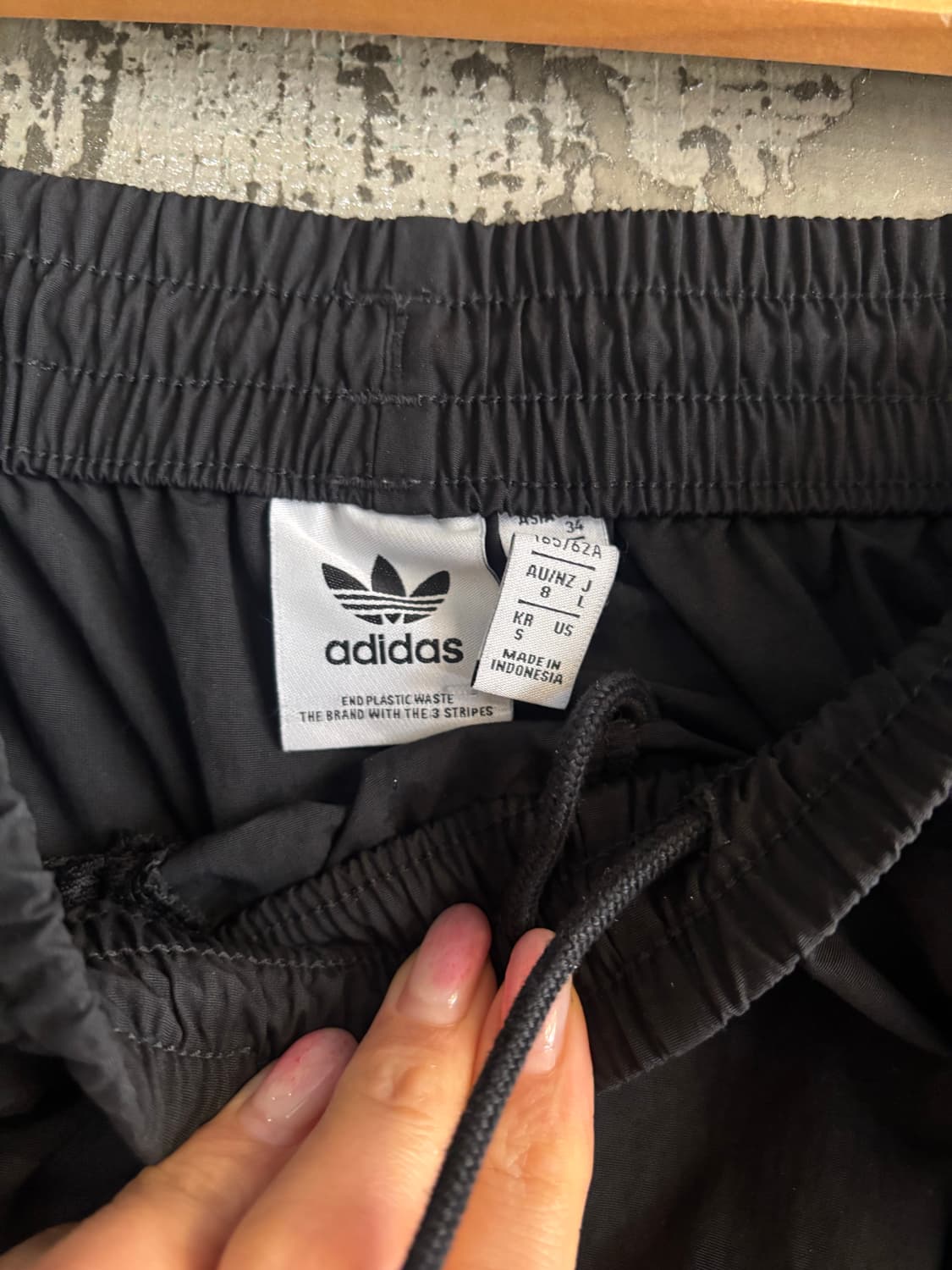 아디다스 블랙 트레이닝 팬츠S 상품이미지4