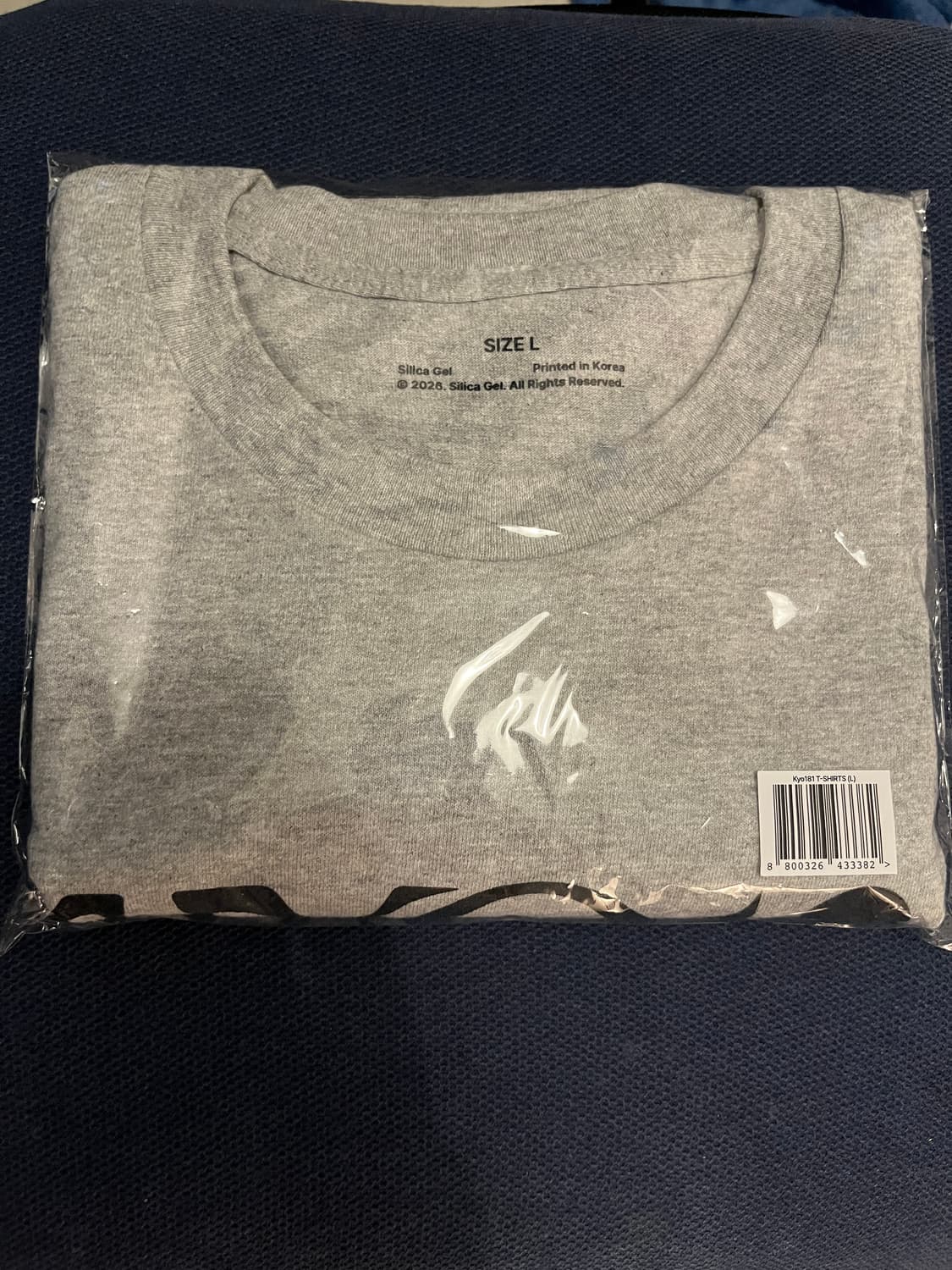 [L] -> [XL] 실리카겔 kyo 쿄티셔츠 사이즈 교환 상품이미지2