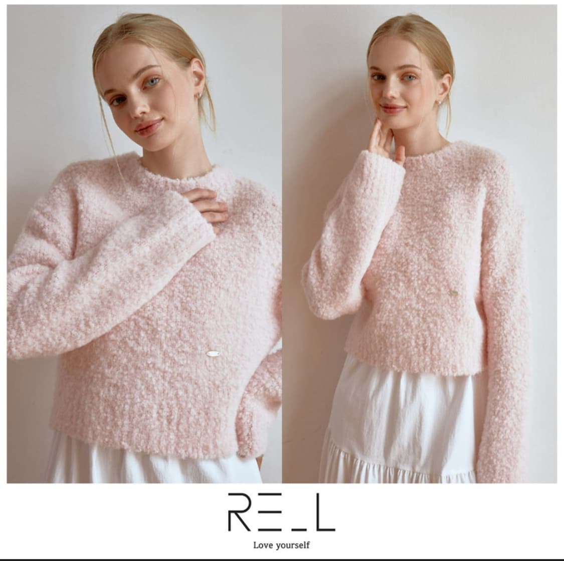 리엘 RE_L 치크 부클 니트 (한지민, 뚜니 님 착용) 상품이미지7