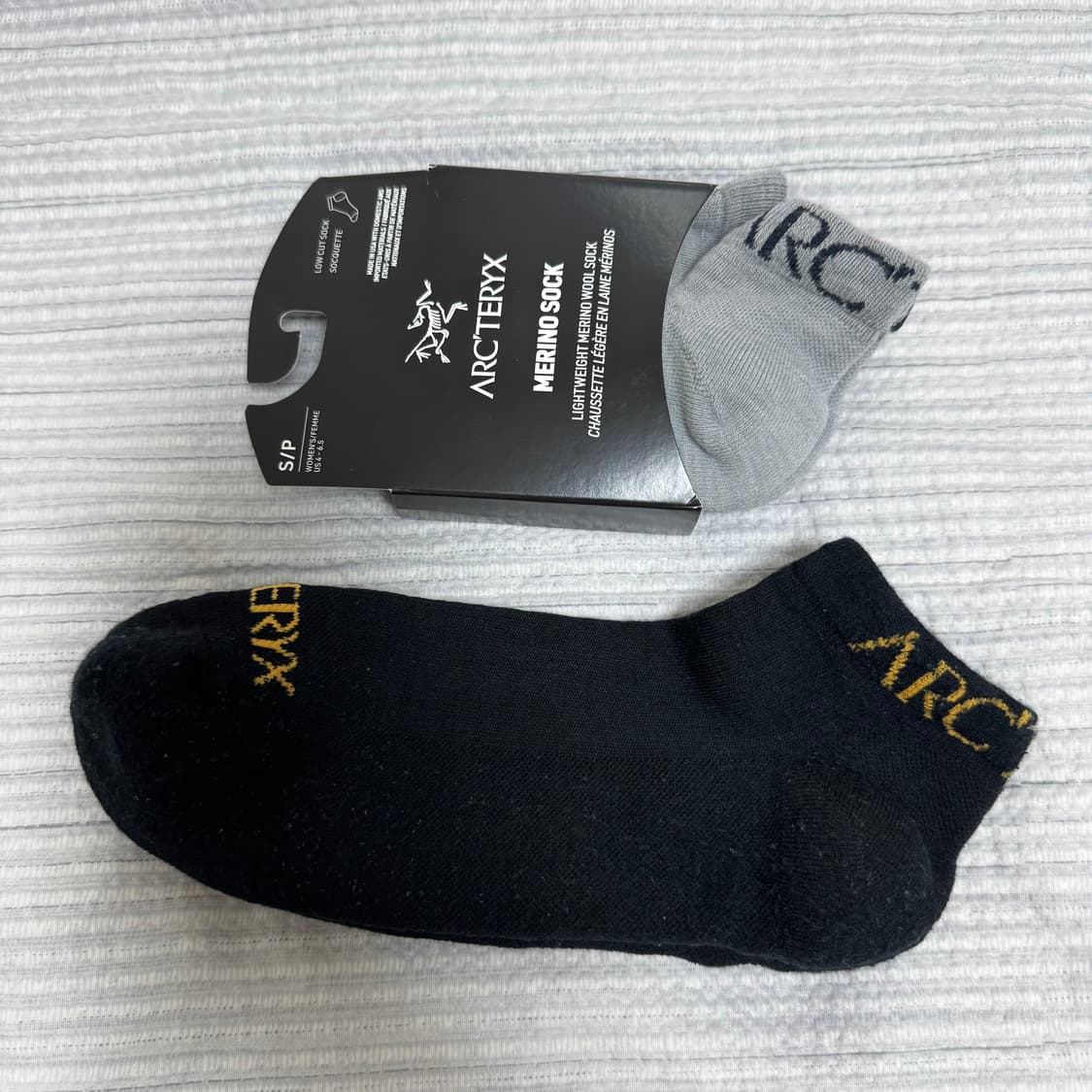 아크테릭스 메리노울 로우컷 삭스 울양말 두켤레 일괄 상품이미지1
