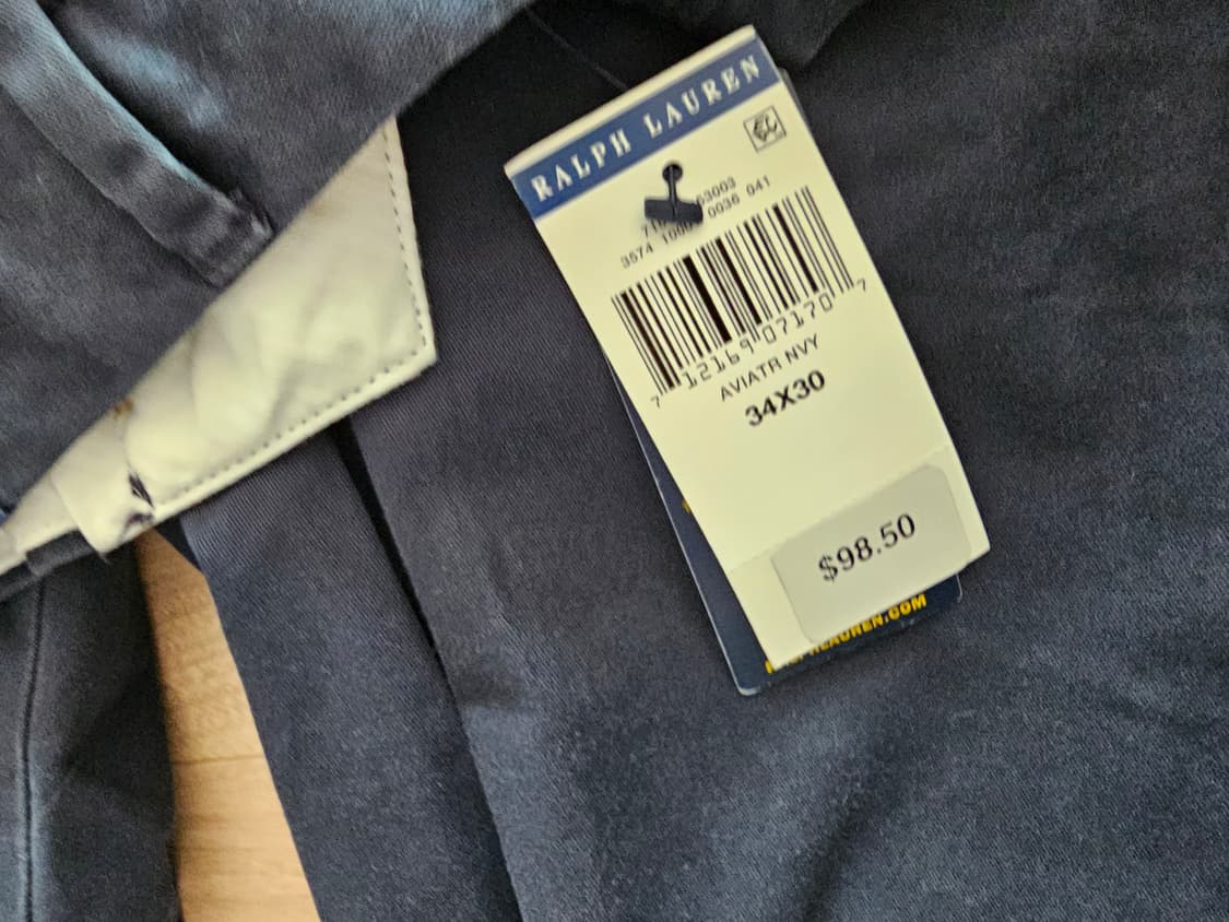 새제품 폴로 스트레치 클래식핏 치노팬츠 34/30 상품이미지4