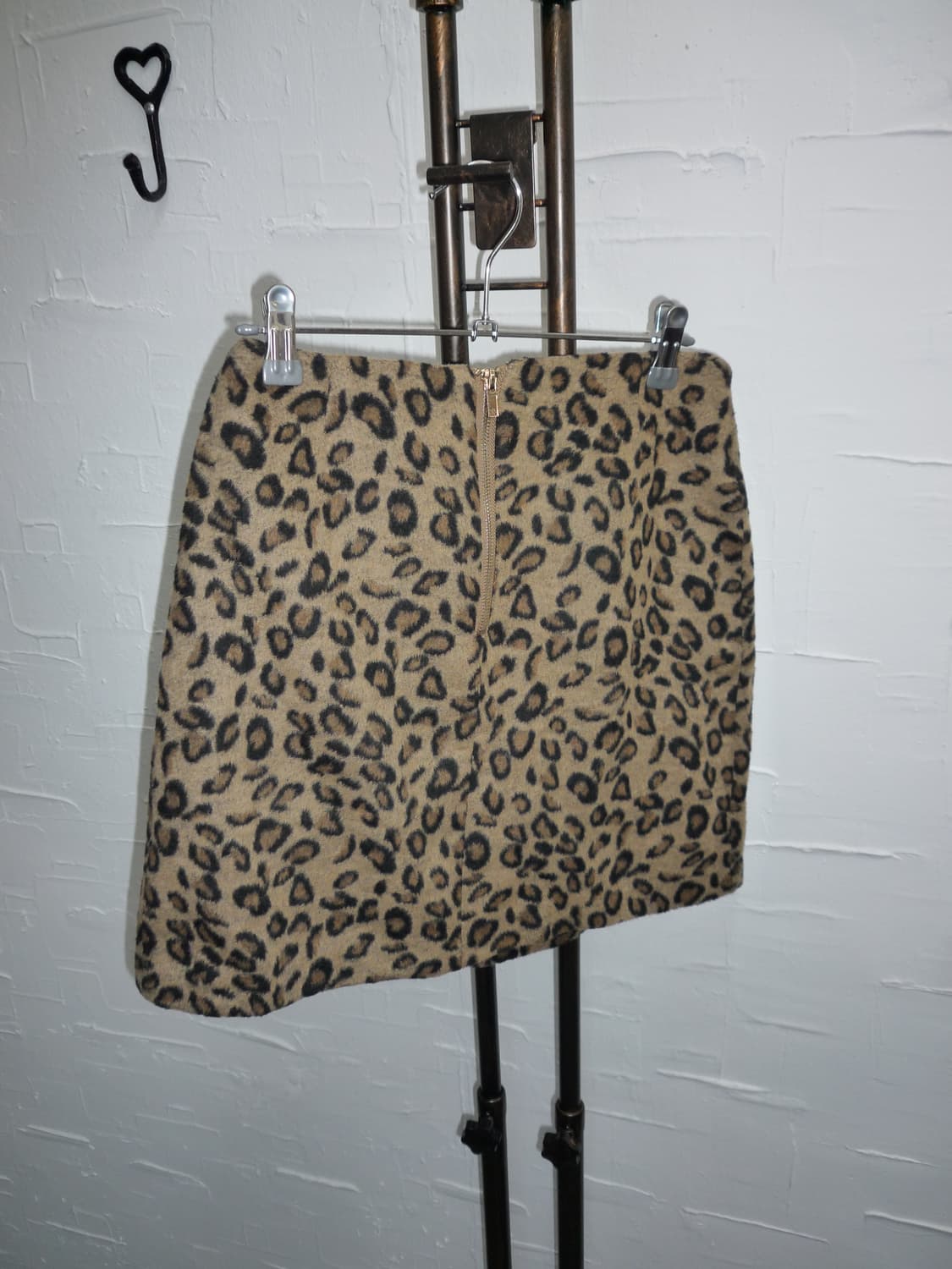 Back zipped leopard skirt 상품이미지6