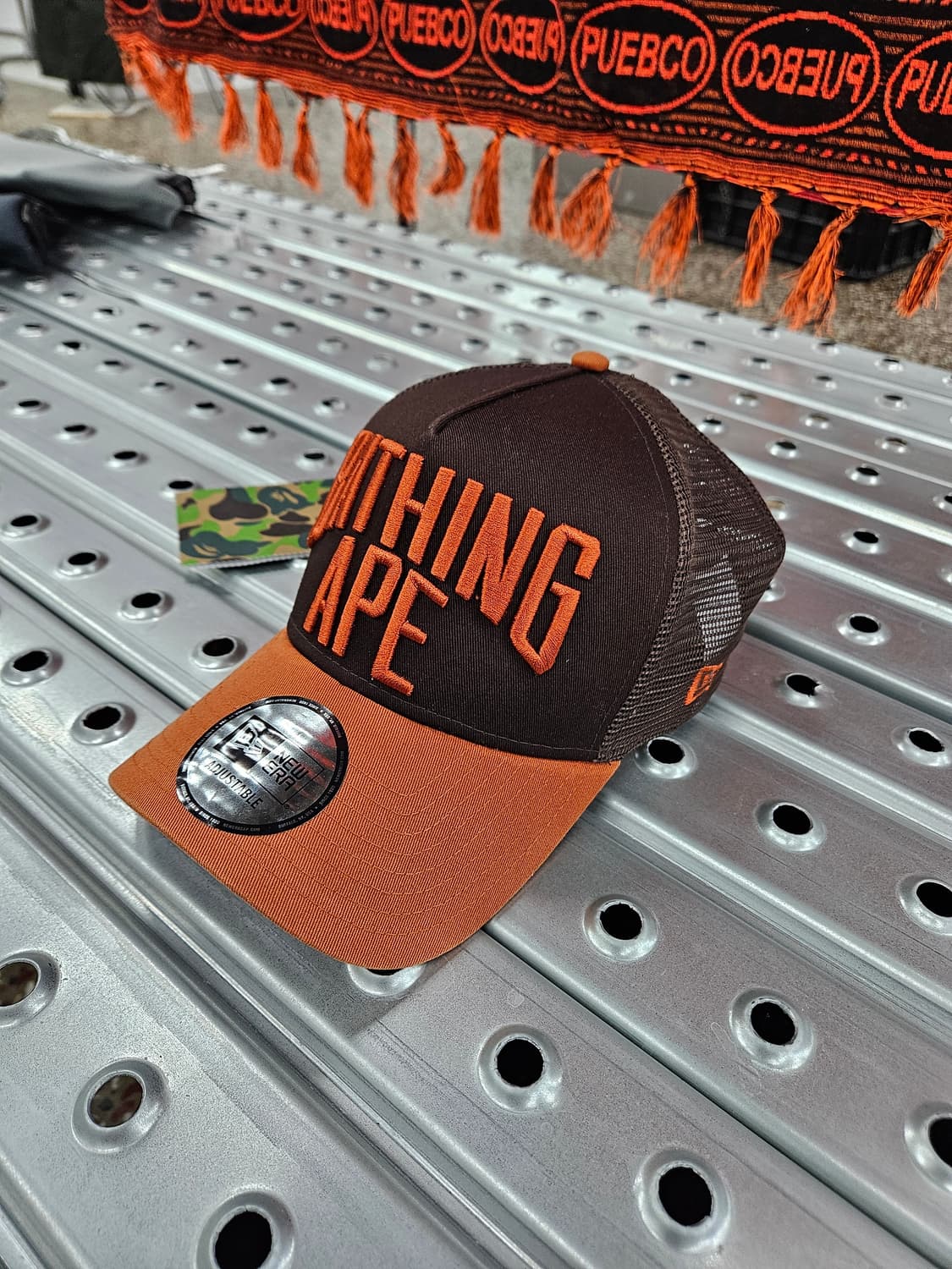 [베이프] nyc logo new era 9forty cap 모자 상품이미지2