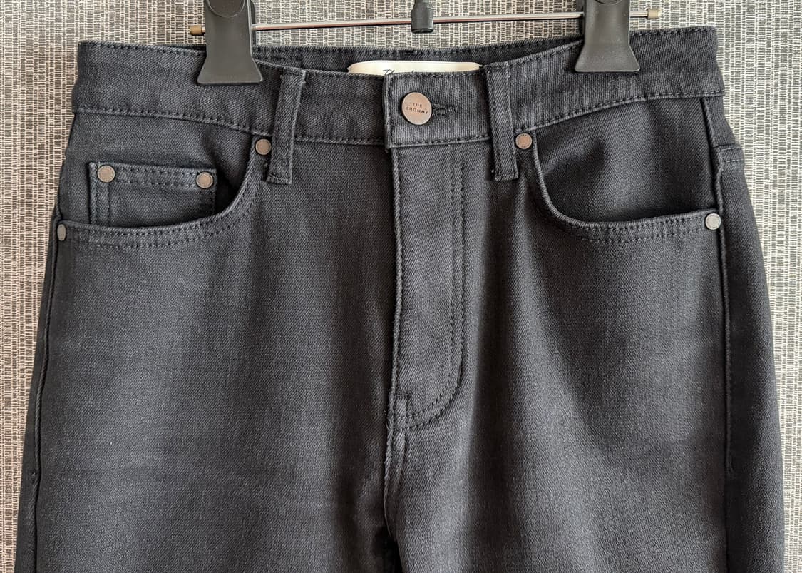 PVCS 프븏스 더춈미 블랙 부츠컷 기모 데님 팬츠 블랙진 청바지 28 상품이미지2