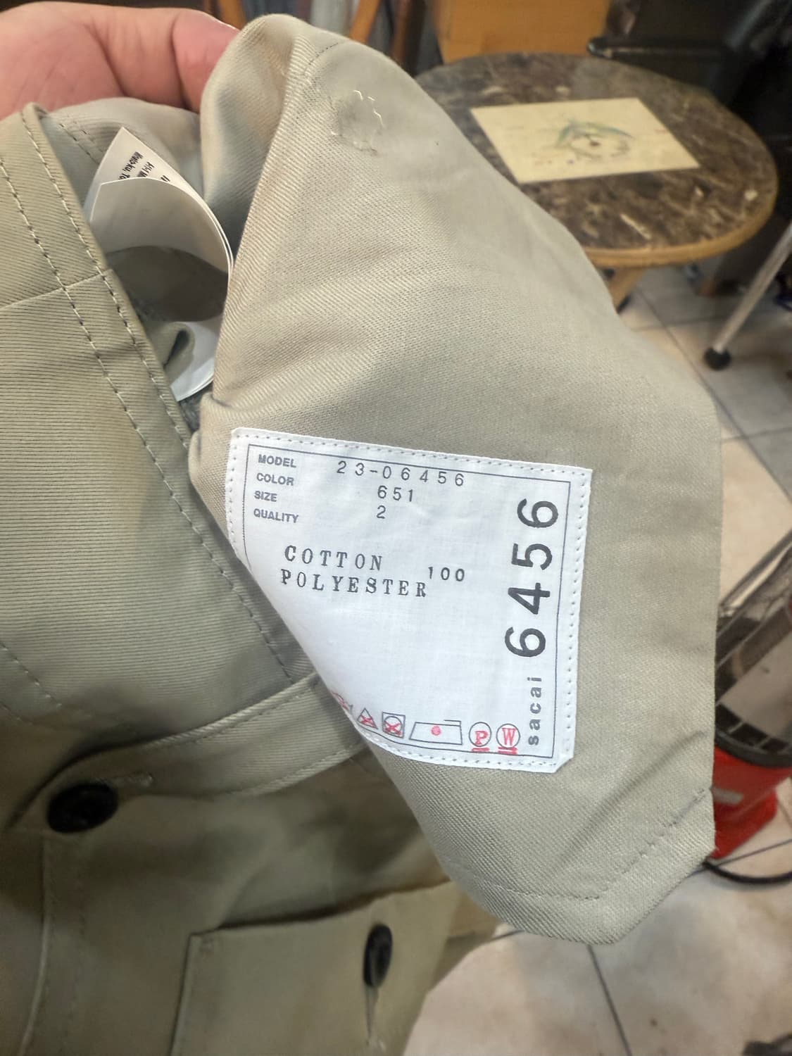 2/30 정품 사카이 카고팬츠 팝니다 상품이미지2