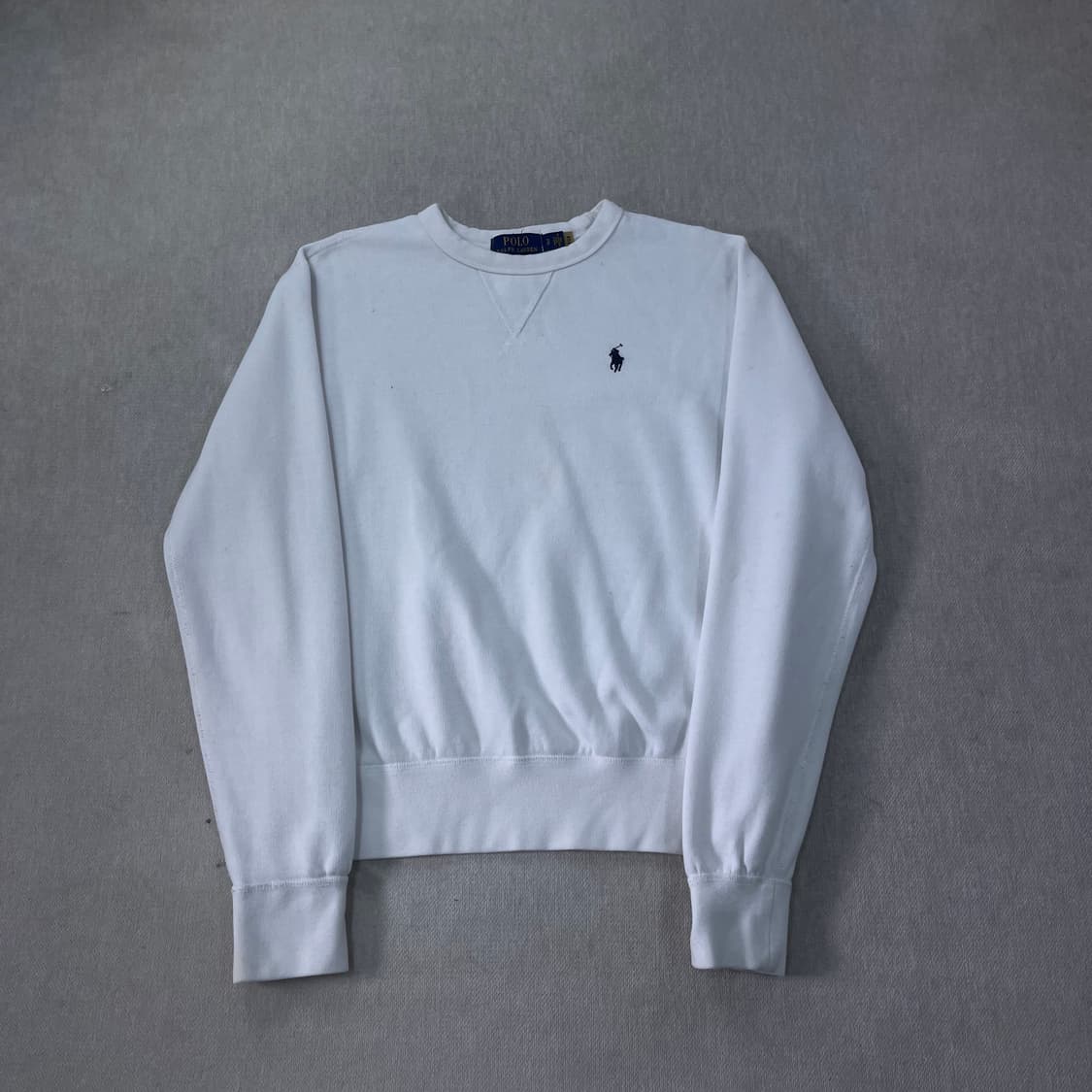 95 폴로랄프로렌 신형라벨 스몰포니 화이트 맨투맨 상품이미지1