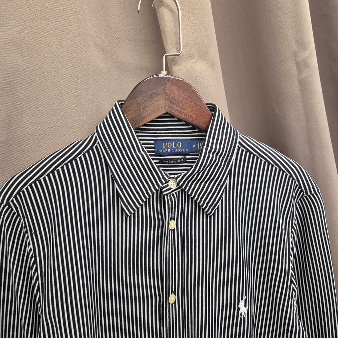 폴로 랄프로렌 니트 드레스 스트라이프 셔츠 M 상품이미지2