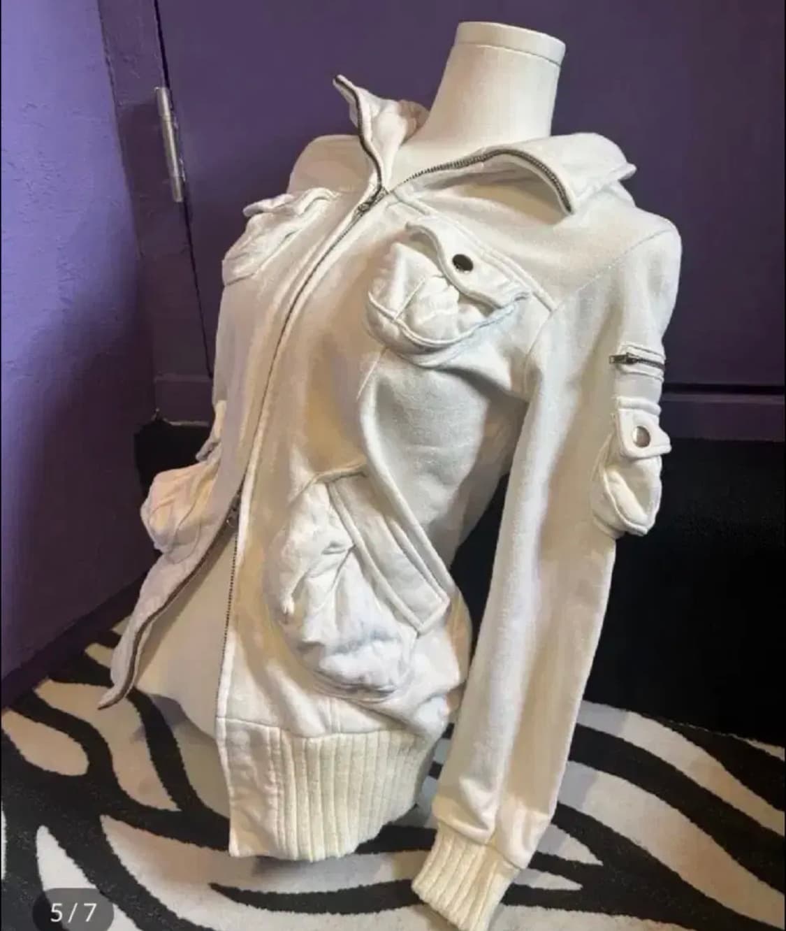 팝걸빈티지 후드집업 후드 갸루 펑크 와투케 y2k 큐빈 레테 샵502 상품이미지1